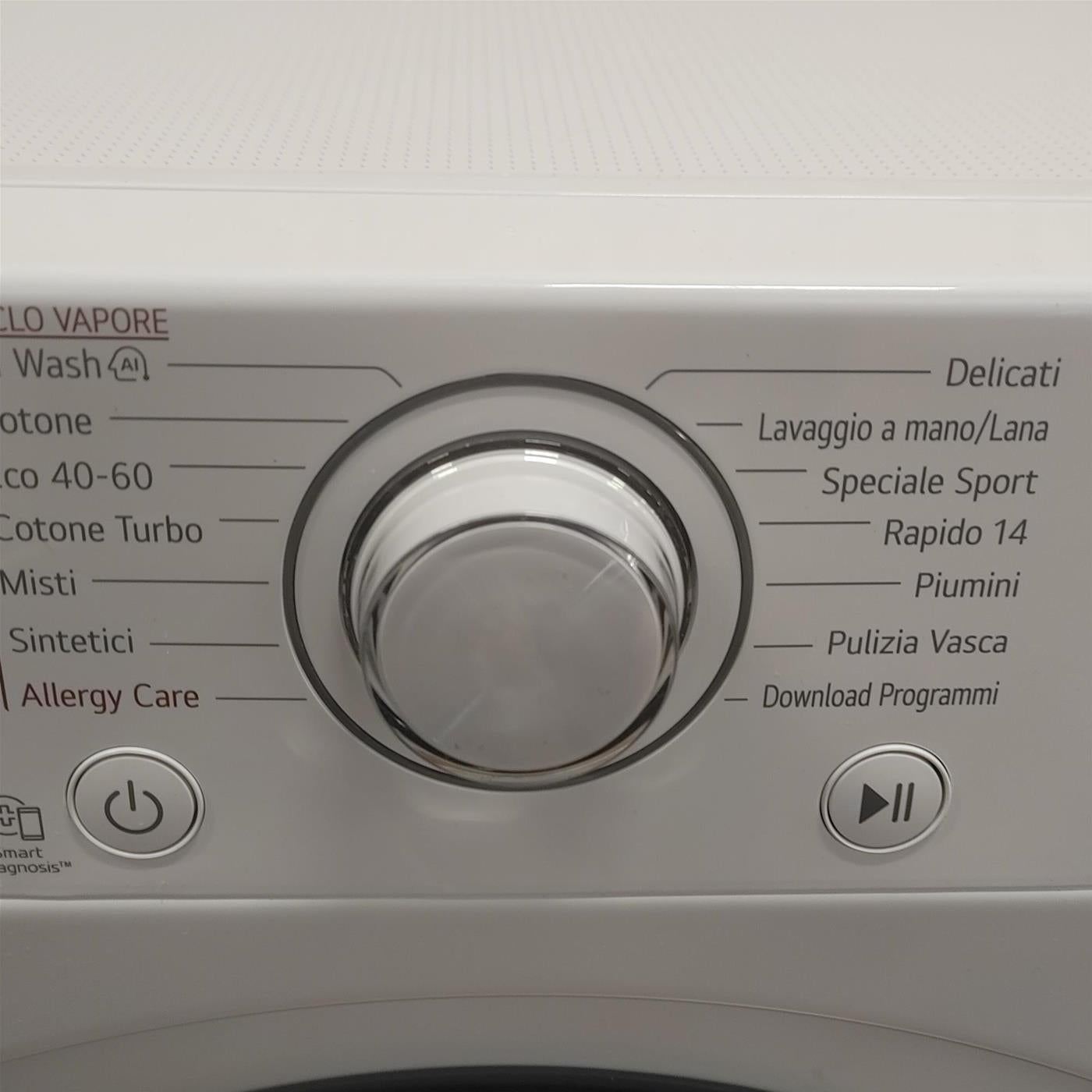 Lavatrice LG F4R3710NSWW Carica frontale 10 kg 1400 Giri/min Bianco