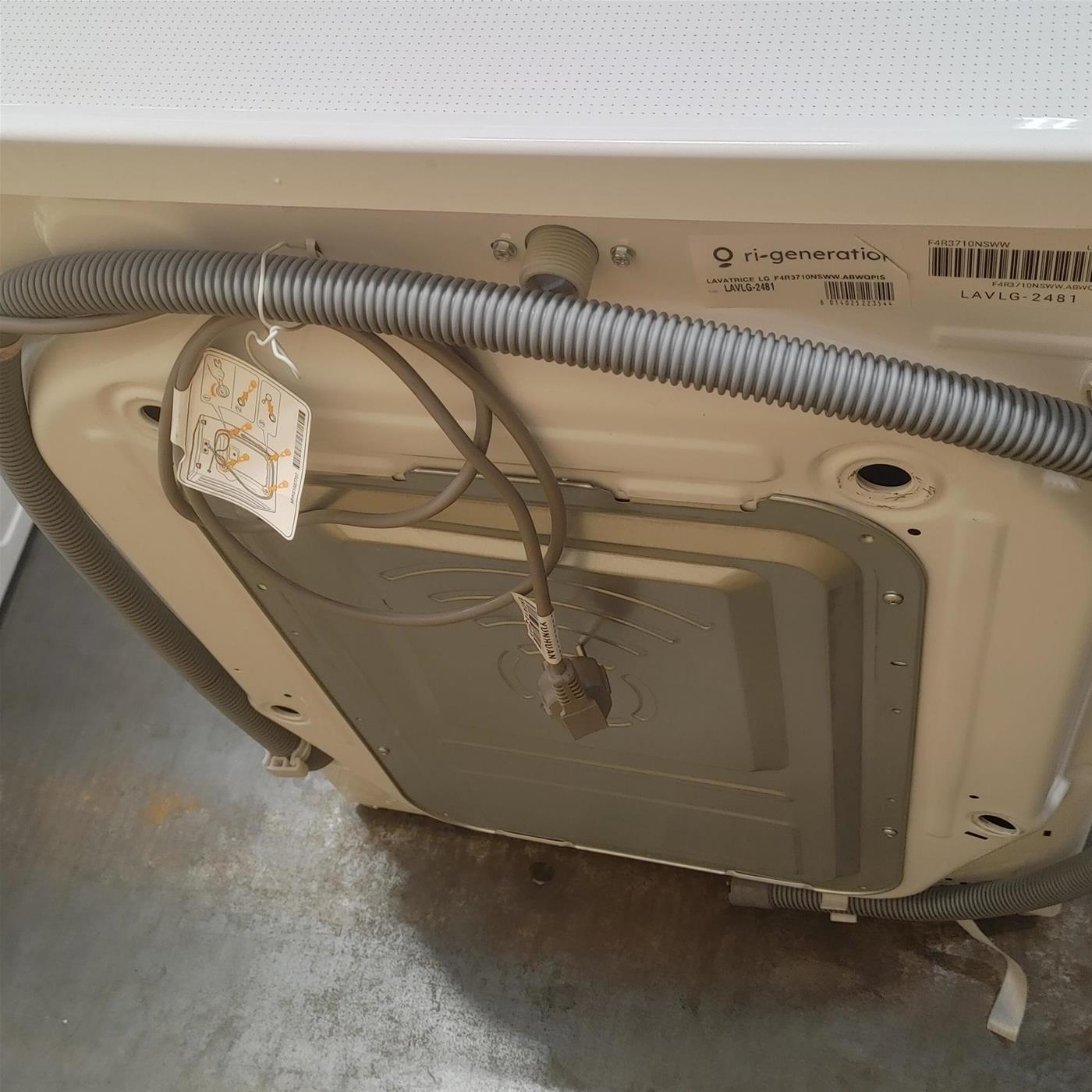 Lavatrice LG F4R3710NSWW Carica frontale 10 kg 1400 Giri/min Bianco