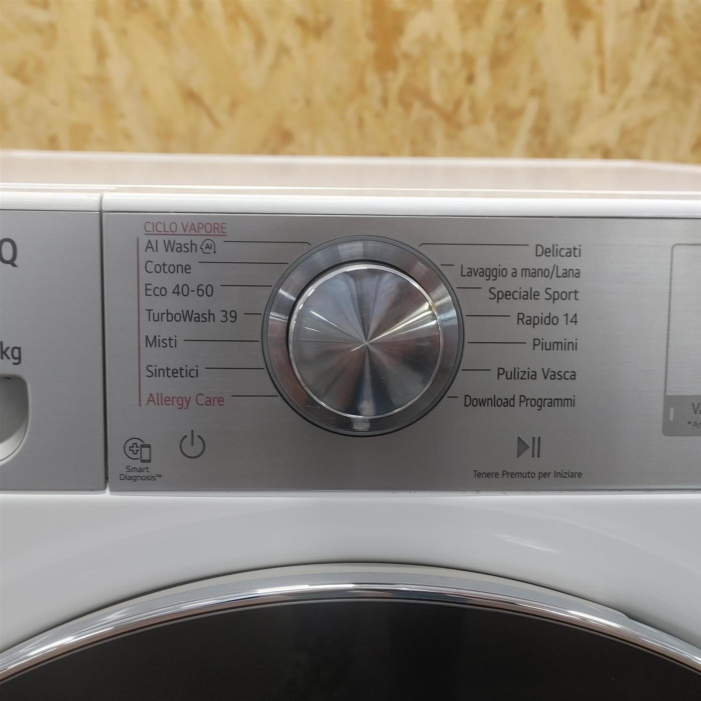 Lavatrice intelligente LG F4R9009TPWC TurboWash, Classe A 9 Kg