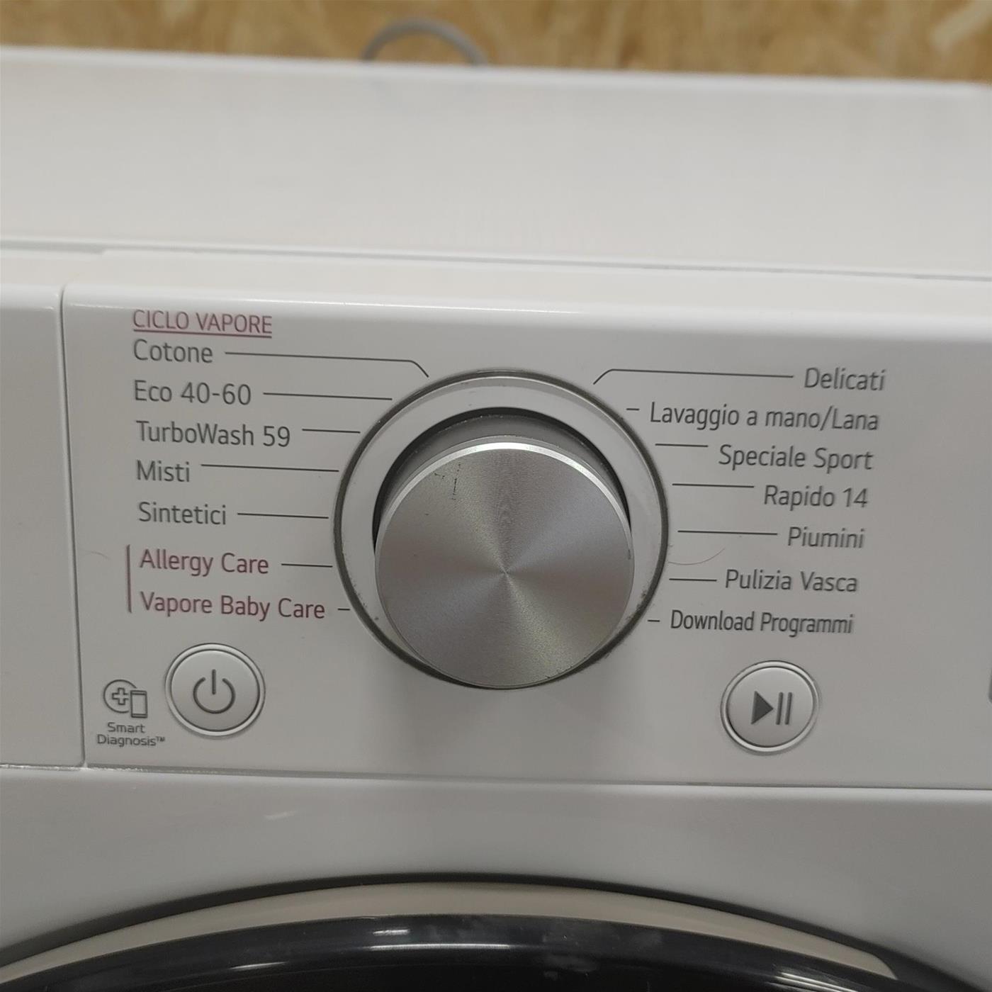 Lavatrice intelligente LG F4R9009TPWC TurboWash, Classe A 9 Kg