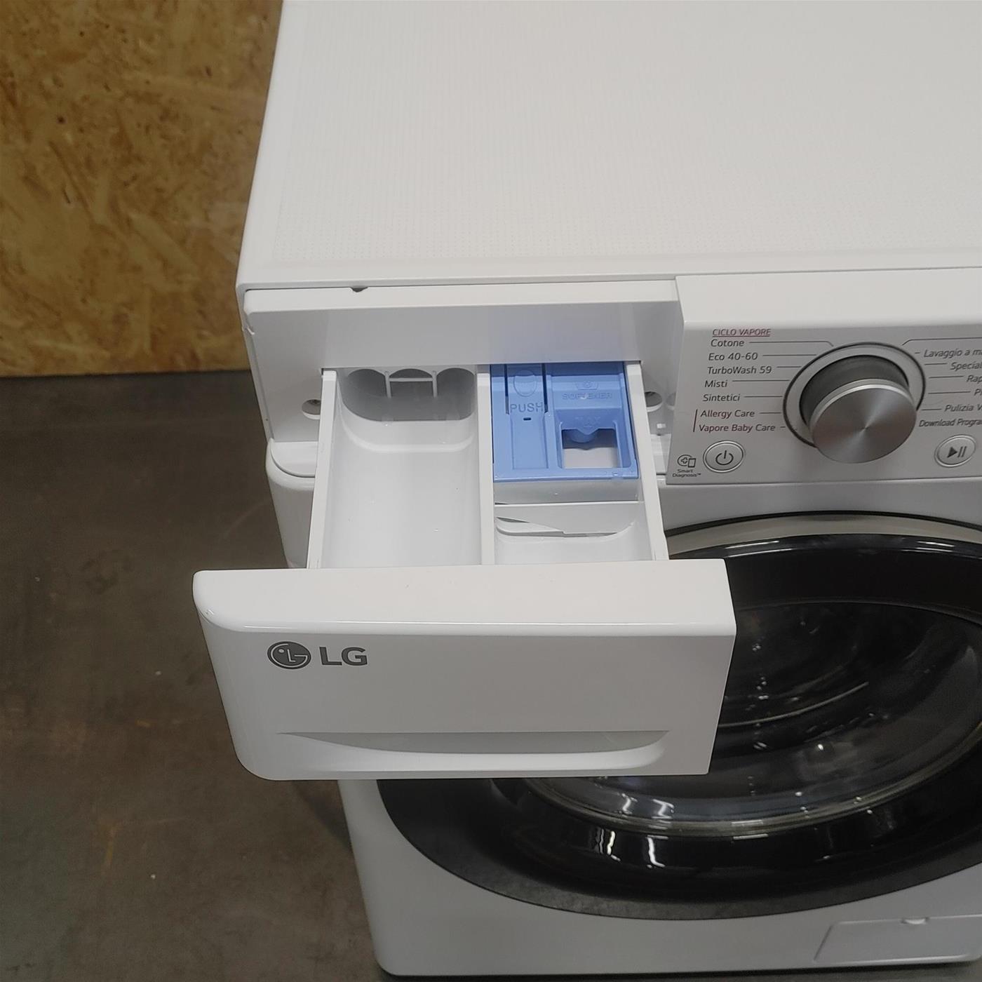 Lavatrice intelligente LG F4R9009TPWC TurboWash, Classe A 9 Kg