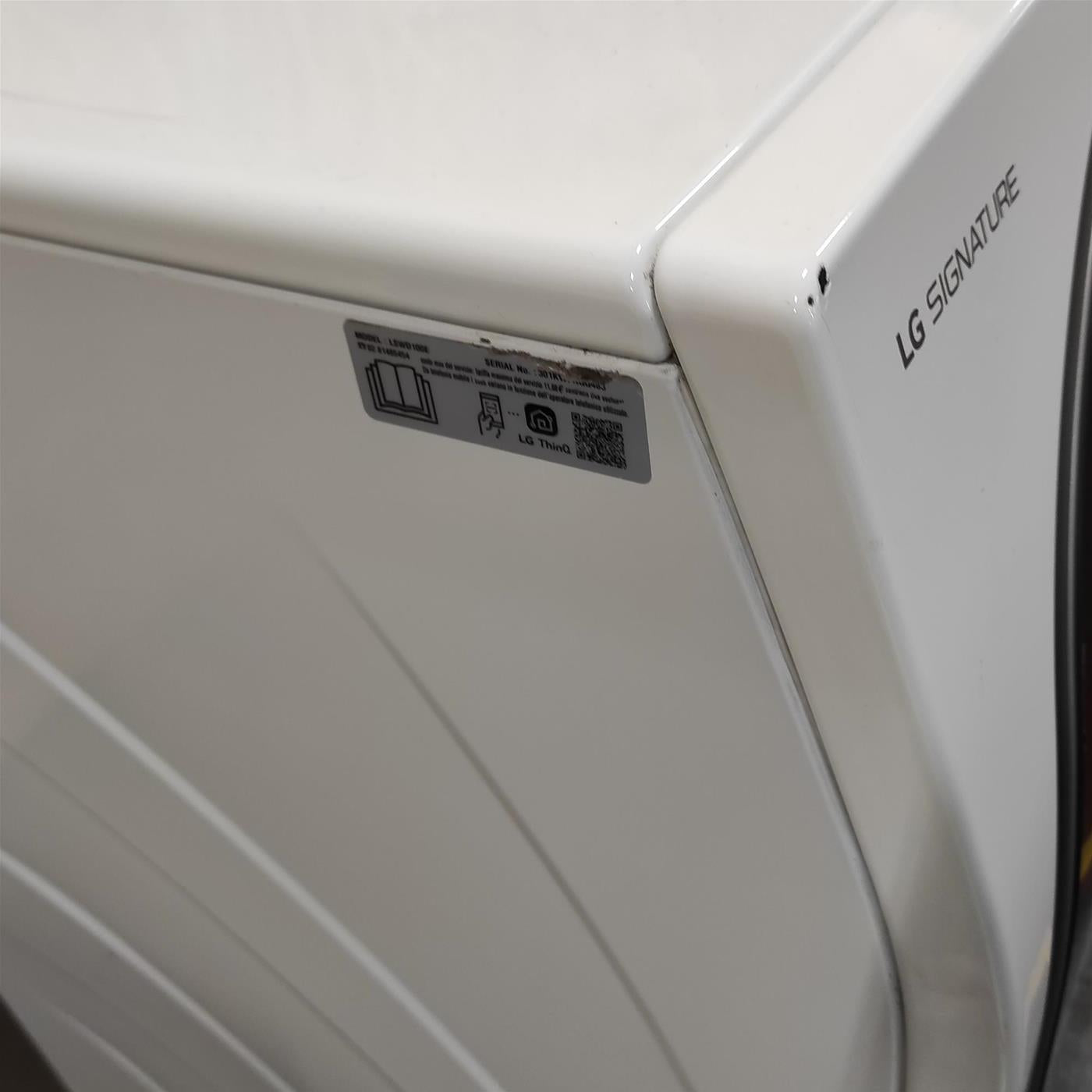 Lavasciuga intelligente LG SIGNATURE LSWD100E AI DD, Classe A 12/7 Kg