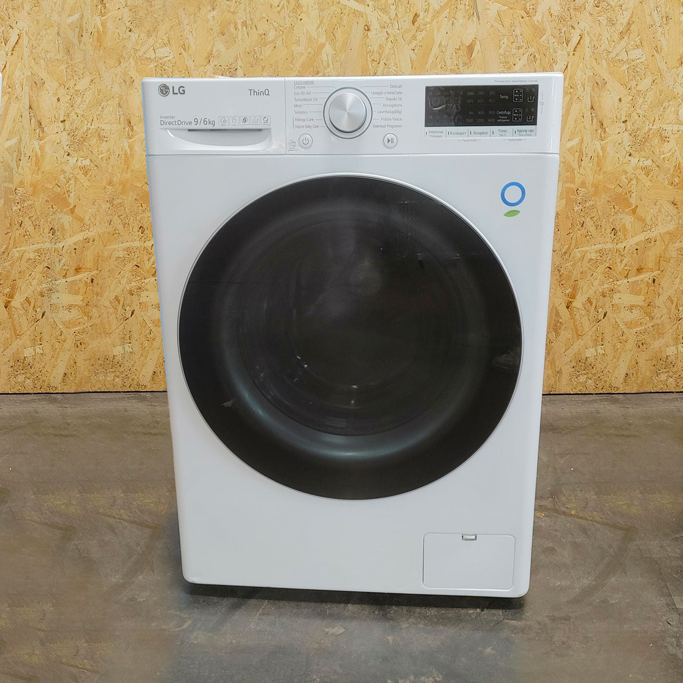 Lavasciuga LG D4R5010TSWS libera installazione Carica frontale Bianco D