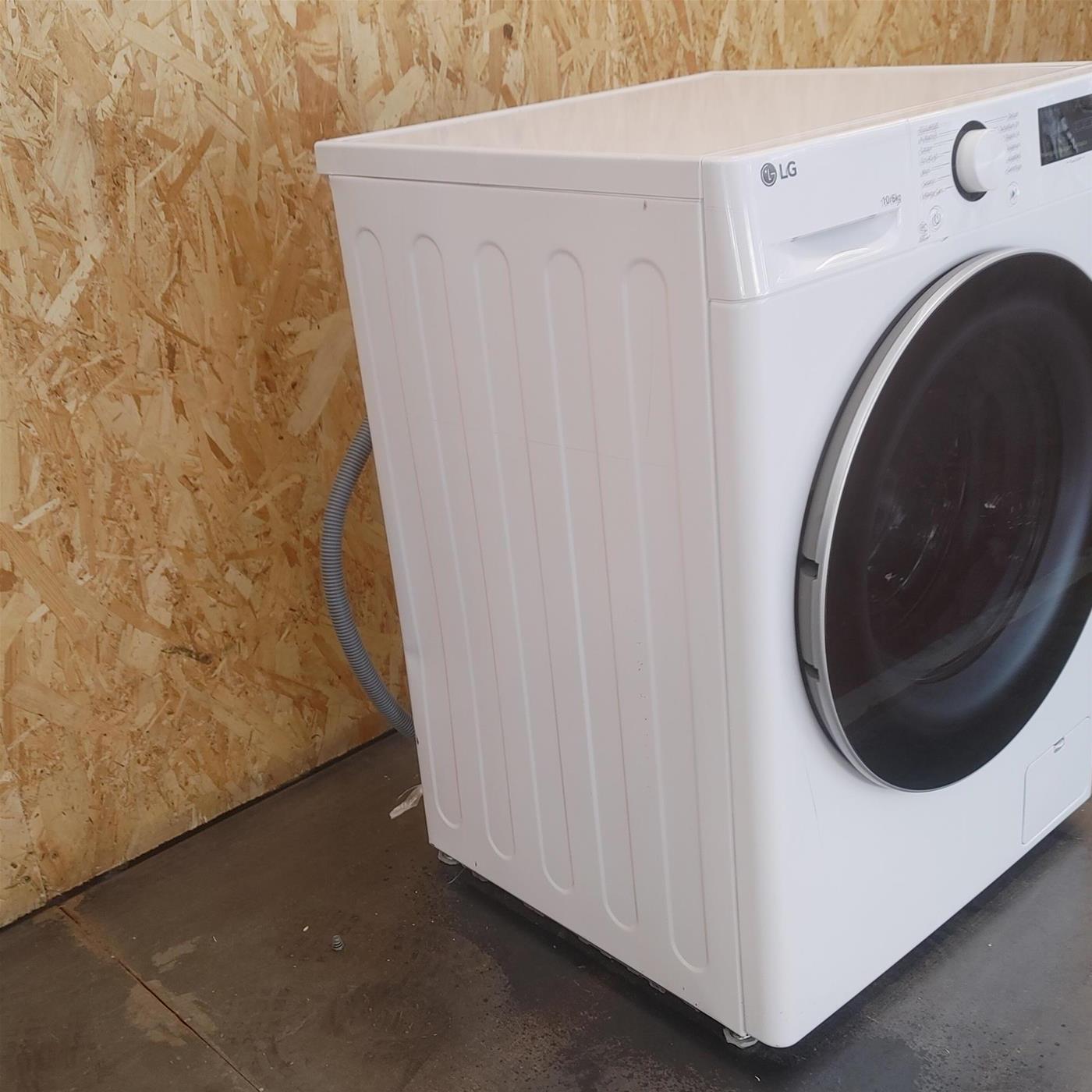 LG D4R5010TSWS lavatrice asciugatrice Libera installazione Carica frontale Bianco D