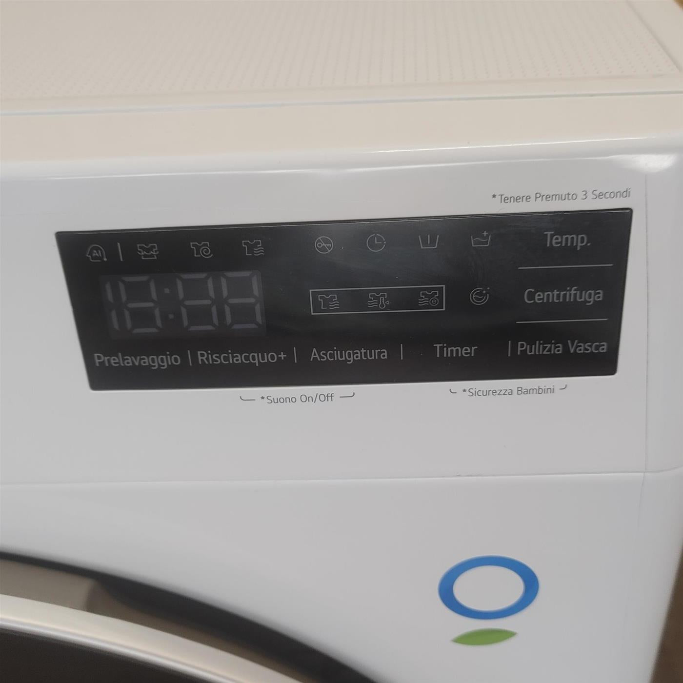 LG D4R5010TSWS lavatrice asciugatrice Libera installazione Carica frontale Bianco D