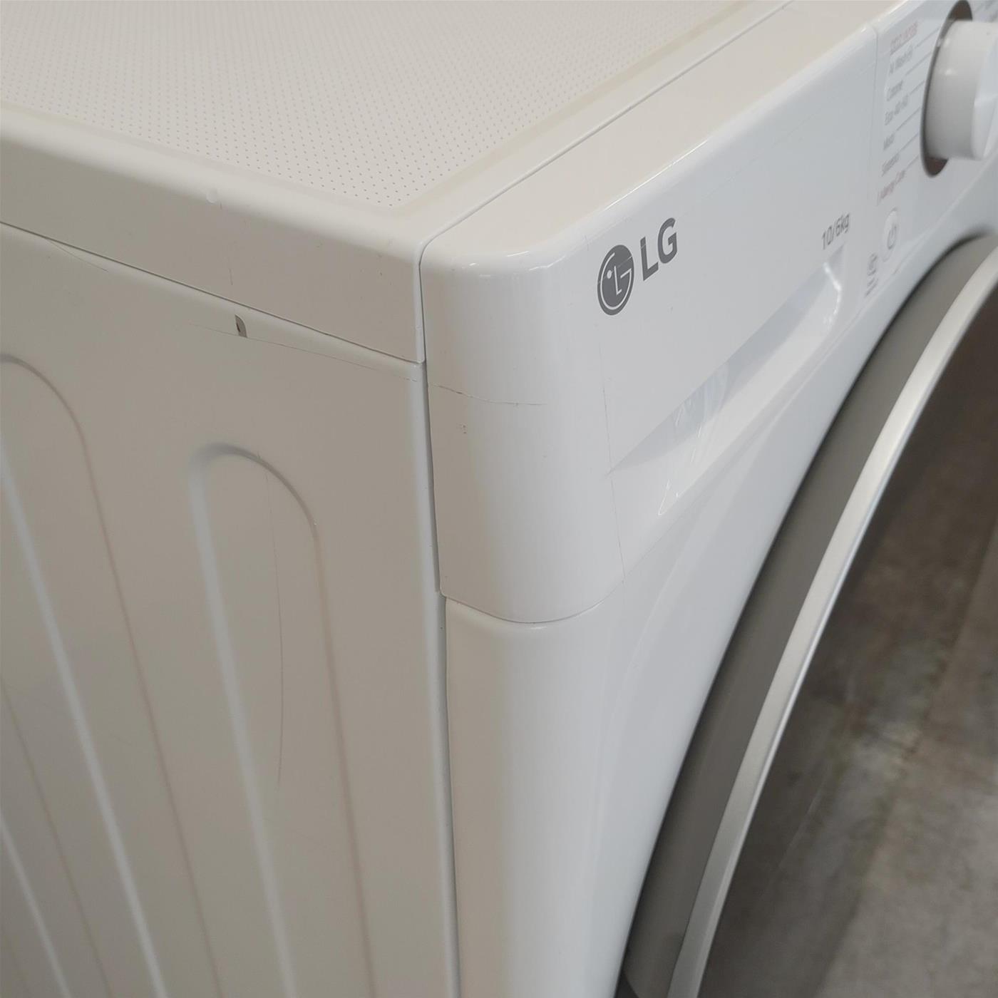 LG D4R5010TSWS lavatrice asciugatrice Libera installazione Carica frontale Bianco D