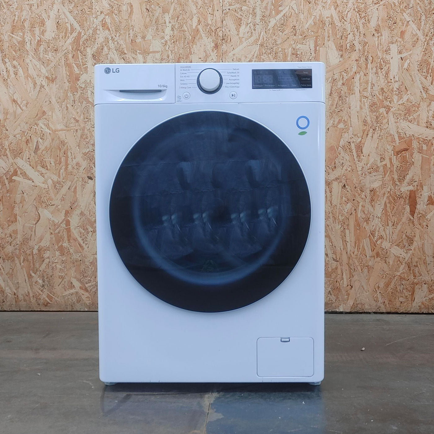 Lavasciuga LG D4R5010TSWS Libera installazione Carica frontale Bianco D