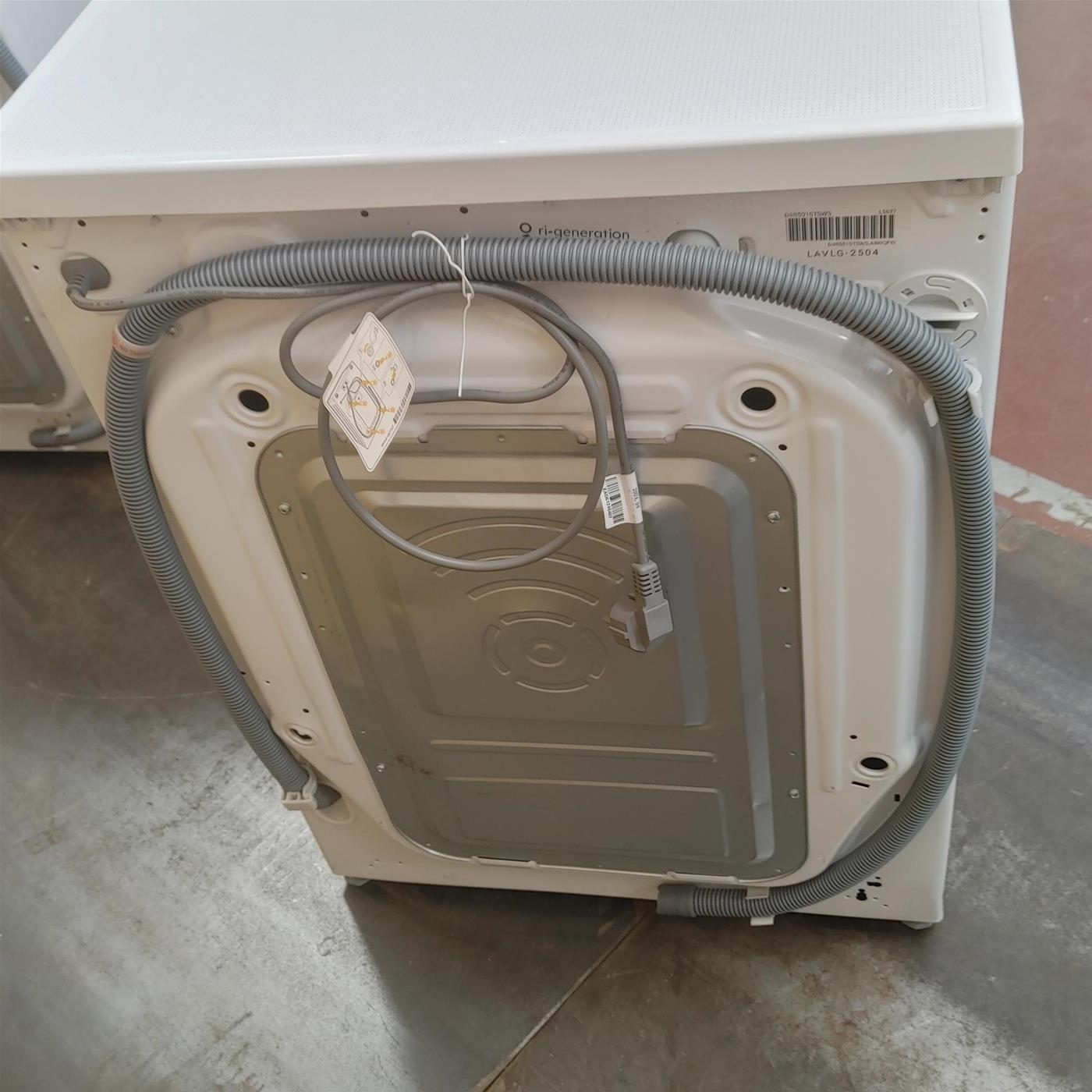 Lavasciuga LG D4R5010TSWS Libera installazione Carica frontale Bianco D