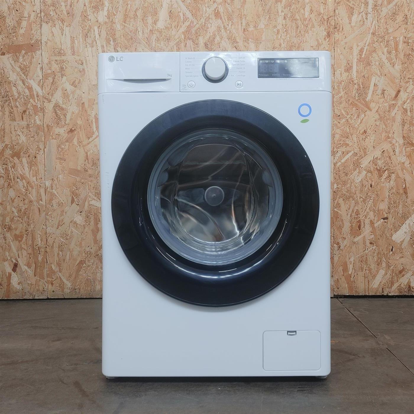 Lavatrice LG F4R3009NNWB Carica frontale 9 kg 1400 giri Bianco