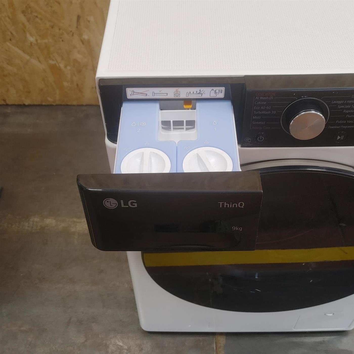 Lavatrice intelligente LG F4R7509TSWB 9kg AI DD