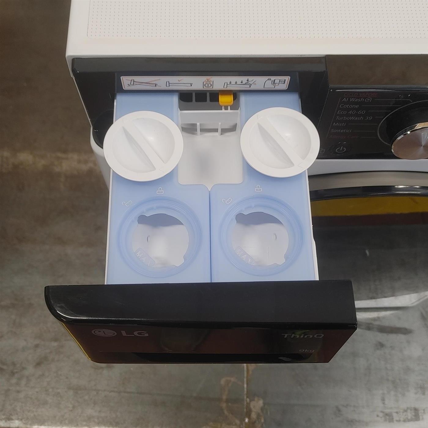 Lavatrice intelligente LG F4R7509TSWB 9kg AI DD