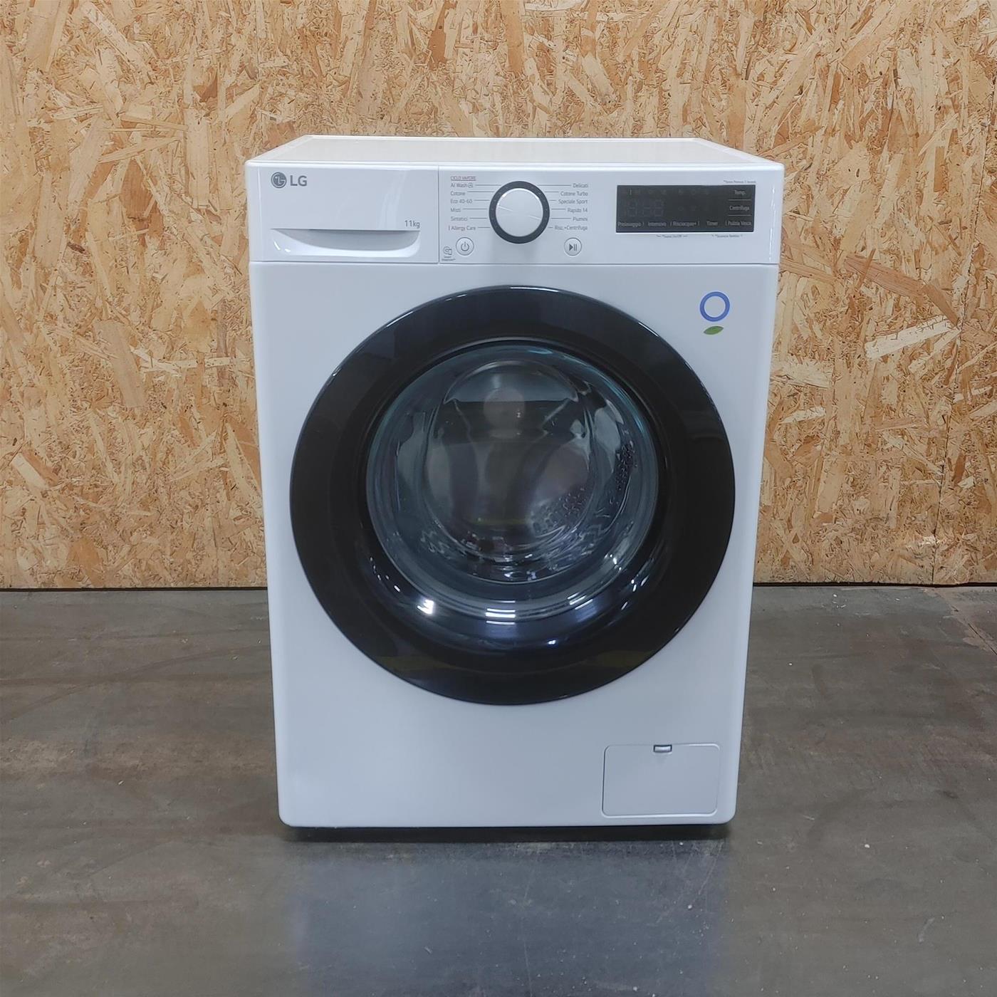 Lavatrice intelligente LG F4R3011NSWB AI DD 11 Kg