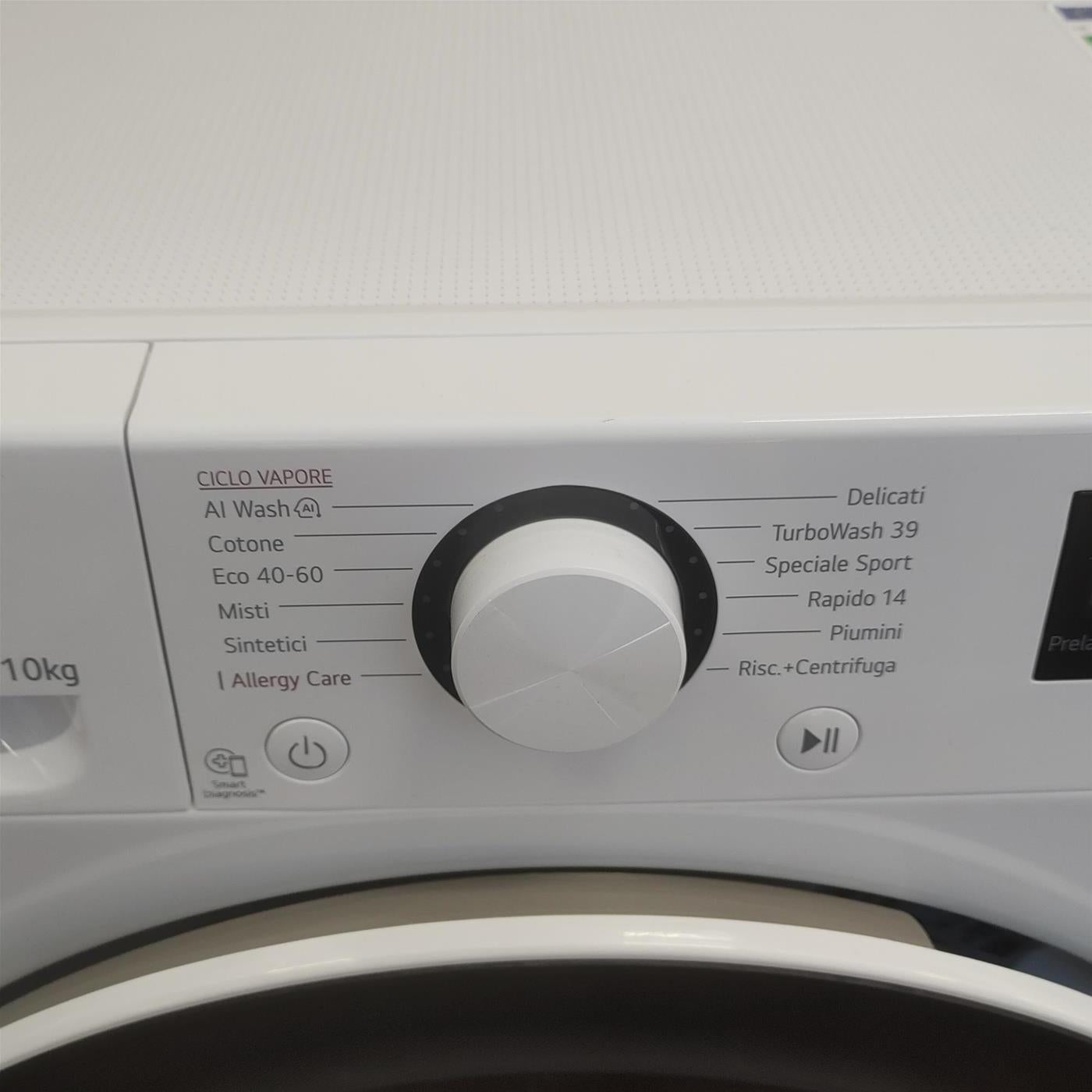 Lavatrice Intelligente LG F4R5010TSWW 10kg AI DD