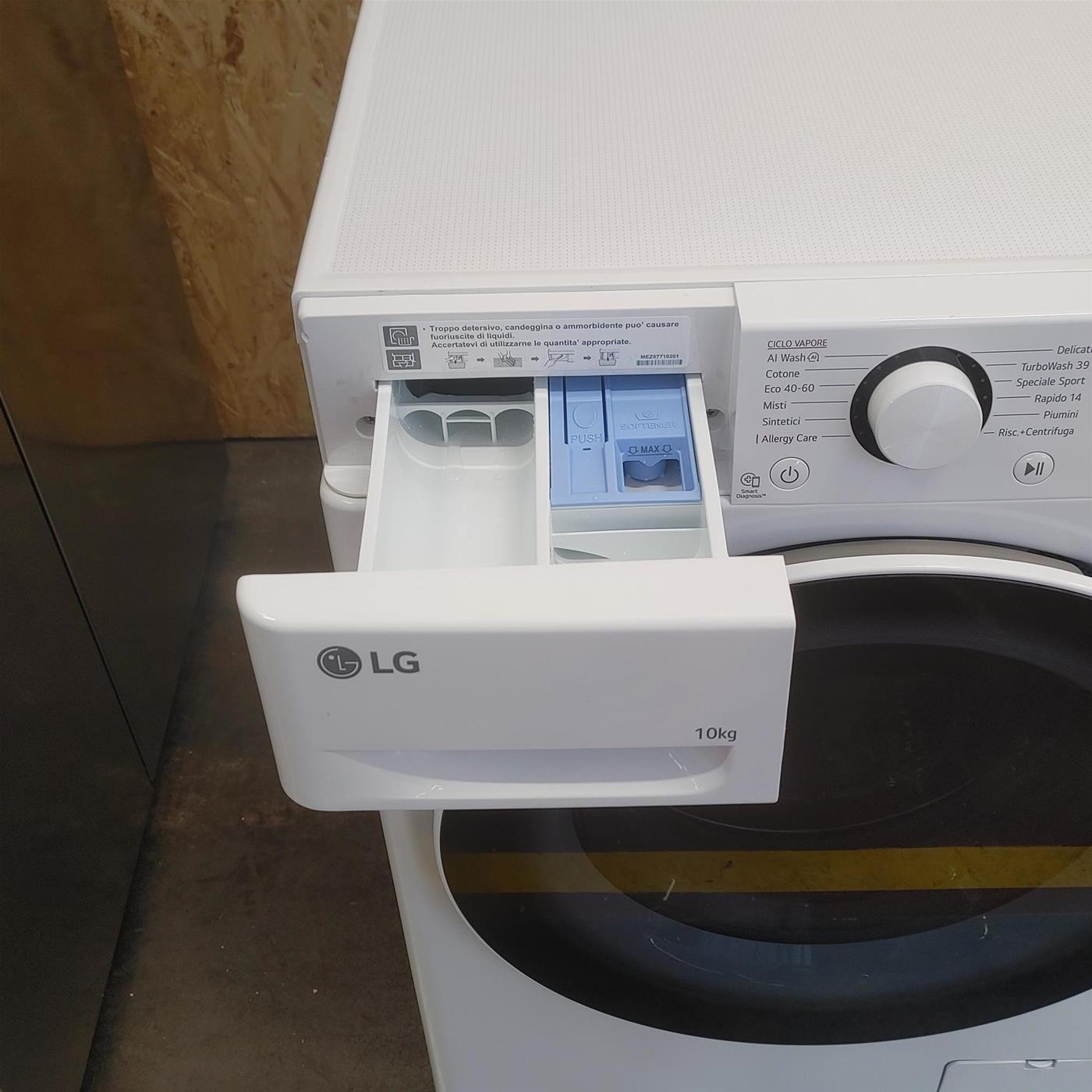 Lavatrice Intelligente LG F4R5010TSWW 10kg AI DD