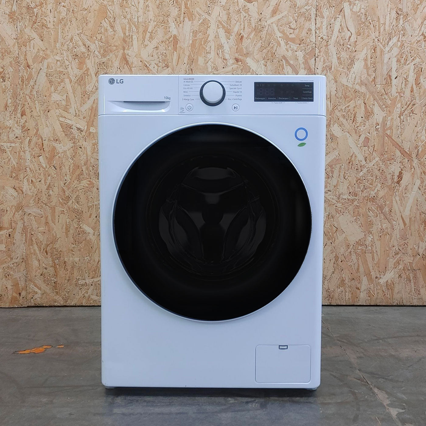 LG F4R5010TSWW Lavatrice 10kg AI DD, Classe A-10%, 1400 Giri