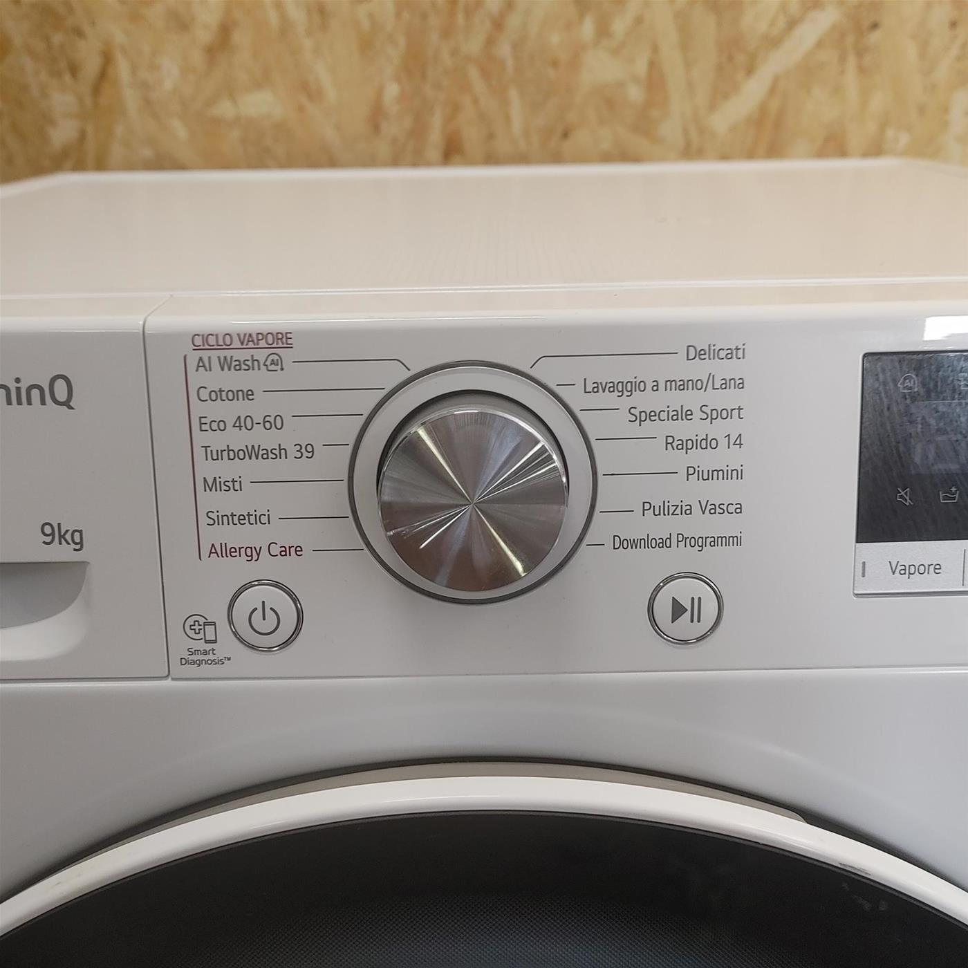 Lavatrice intelligente LG F4R709TAIDO 9 kg