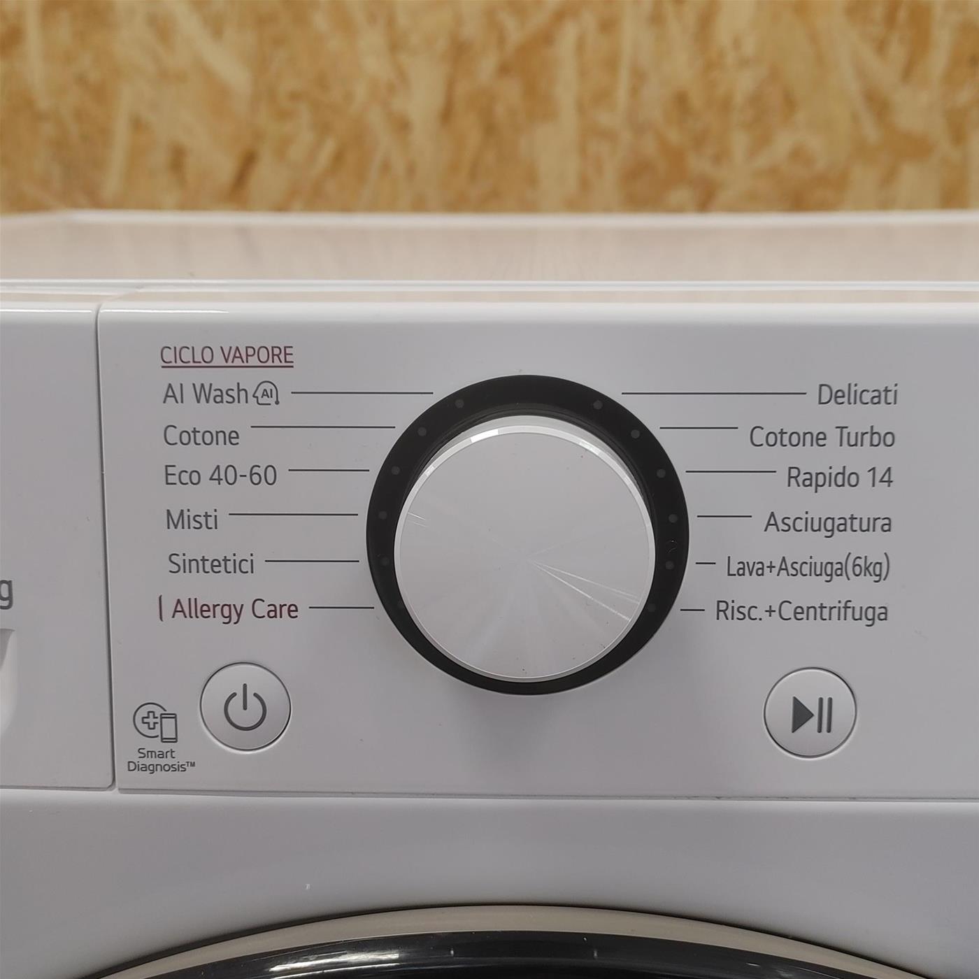 Lavasciuga intelligente LG D4R3009NSWB AI DD Eco Hybrid 9/6Kg