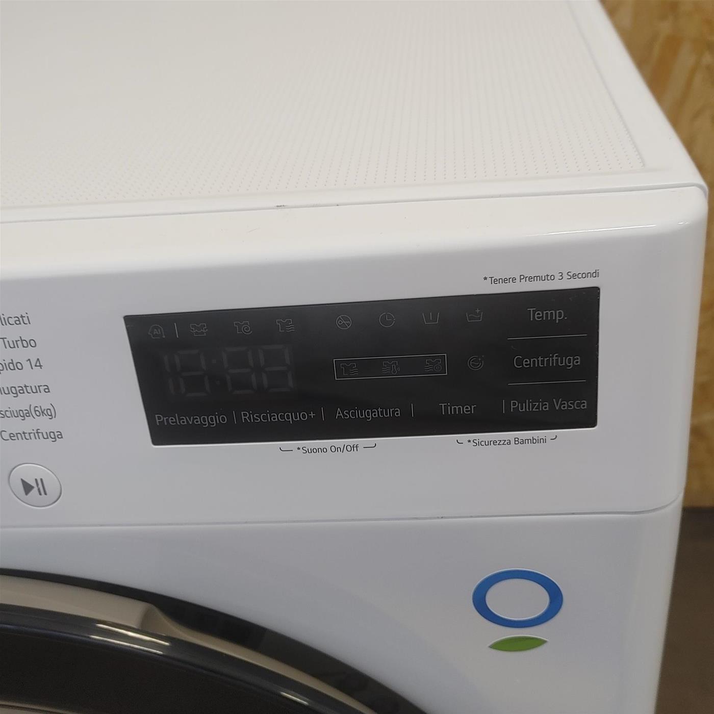 Lavasciuga LG D4R3009NSWB 9/6kg AI DD, Classe D