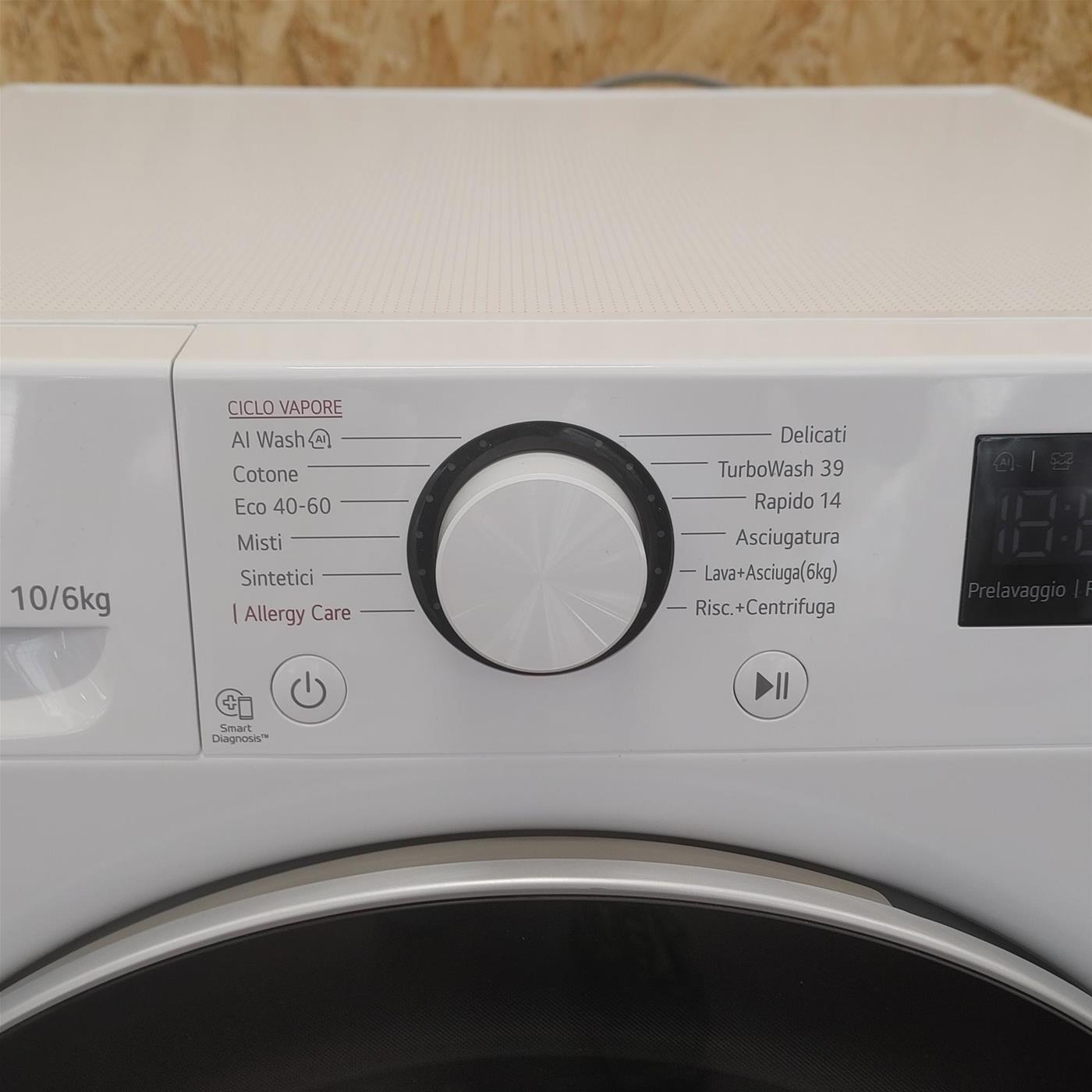 Lavasciuga LG D4R5010TSWS 10/6 Kg