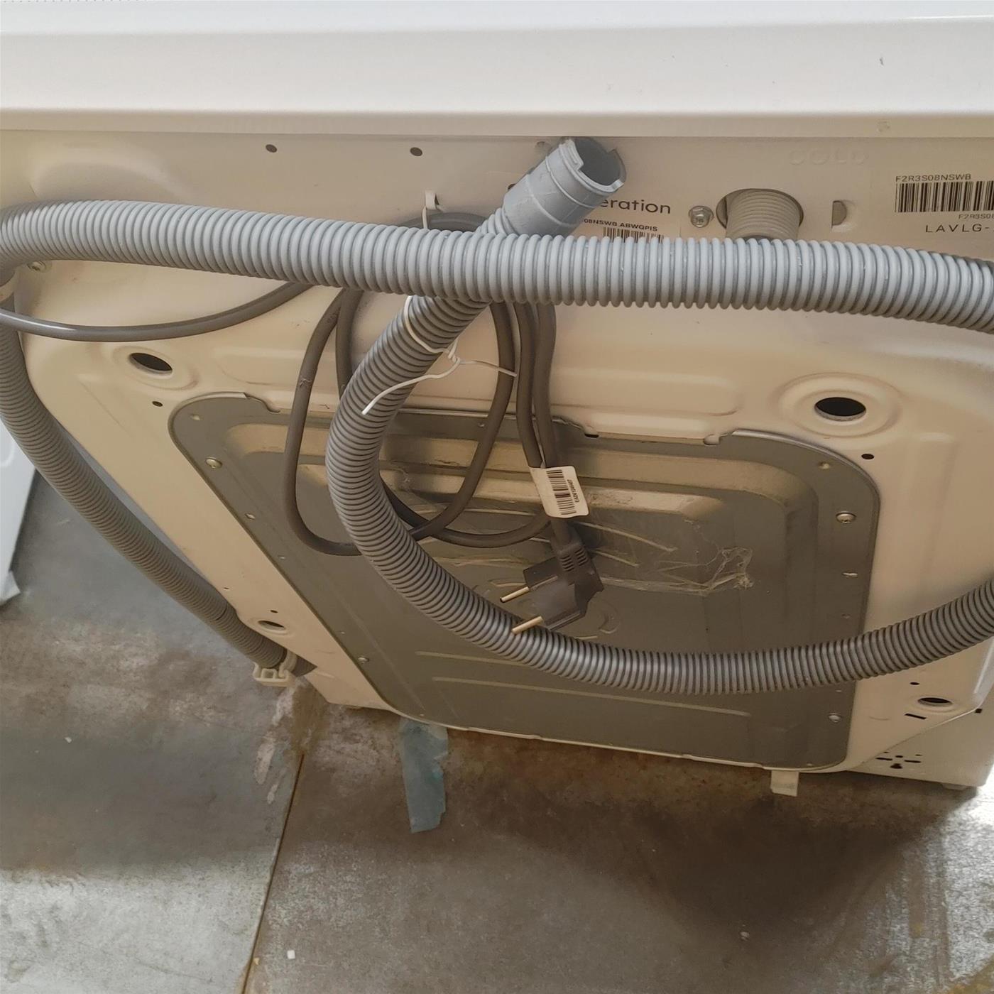 LG AI DD F2R3S08NSWB Lavatrice Slim a Carica Frontale 8kg Serie R3, Lavatrice Classe A, 1200 giri