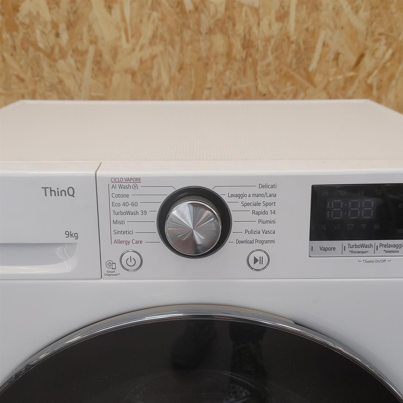 Lavatrice intelligente LG F2R7S09TSWC 9 Kg