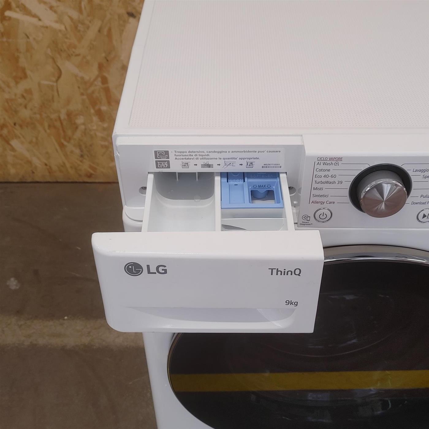 Lavatrice intelligente LG F2R7S09TSWC 9 Kg