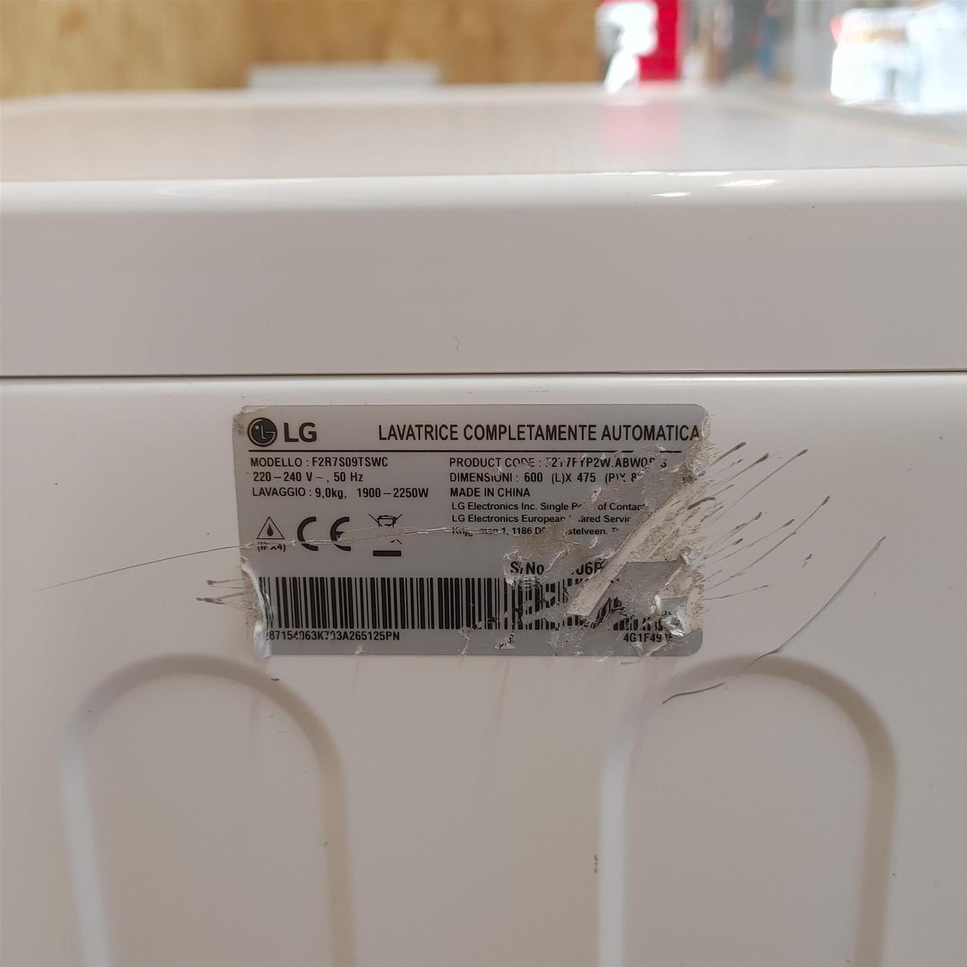Lavatrice intelligente LG F2R7S09TSWC 9 Kg