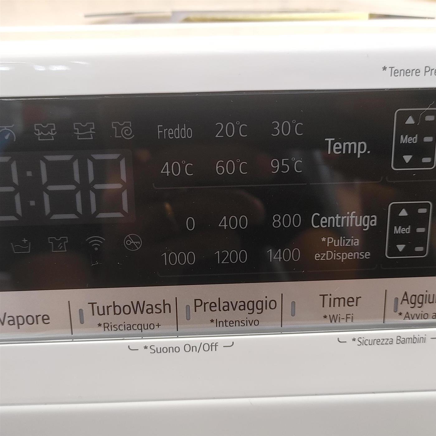 Lavatrice intelligente LG F4R3509NSWB Autodosaggio, Wi-Fi 9 Kg