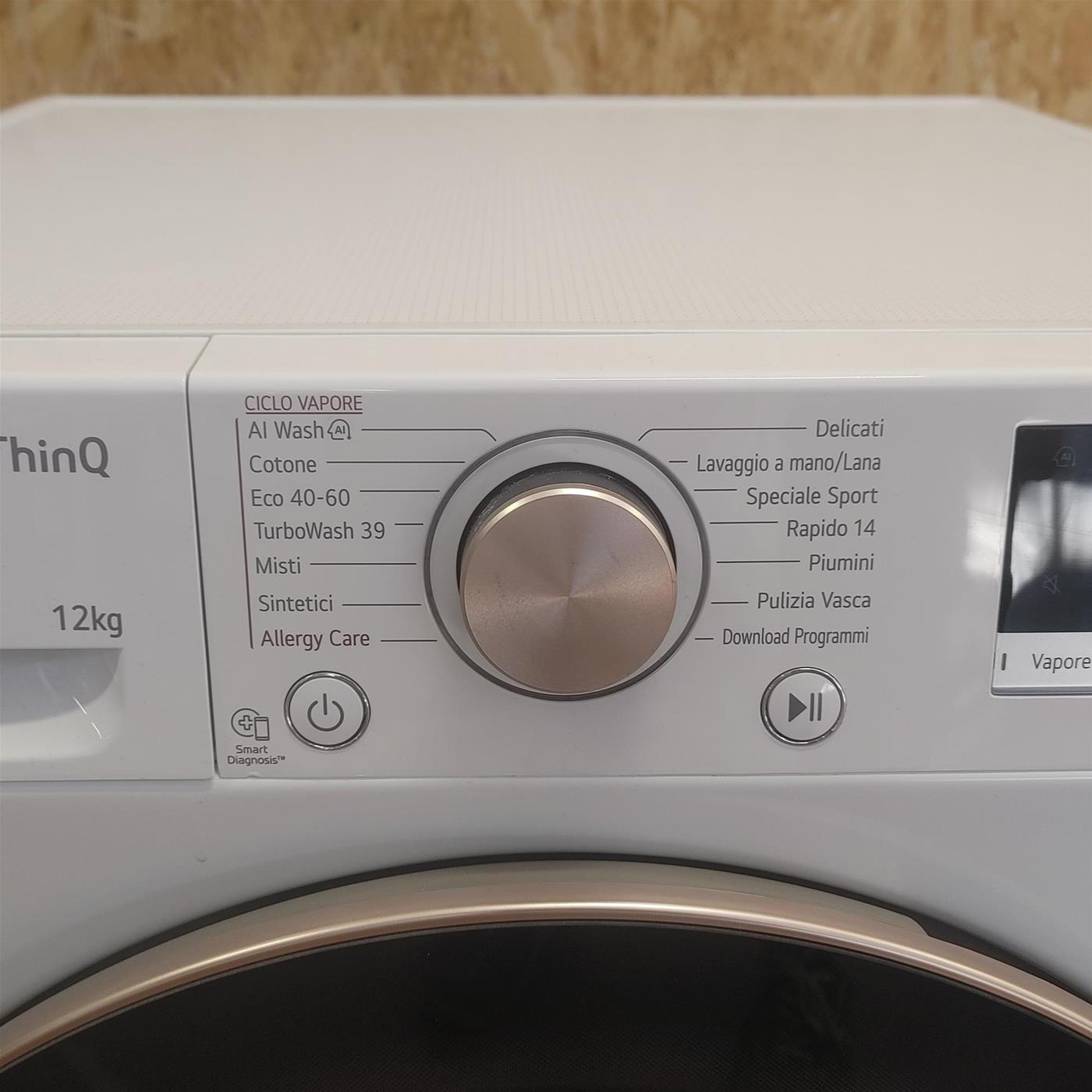 Lavatrice intelligente LG F4R7013TSWG 13 kg