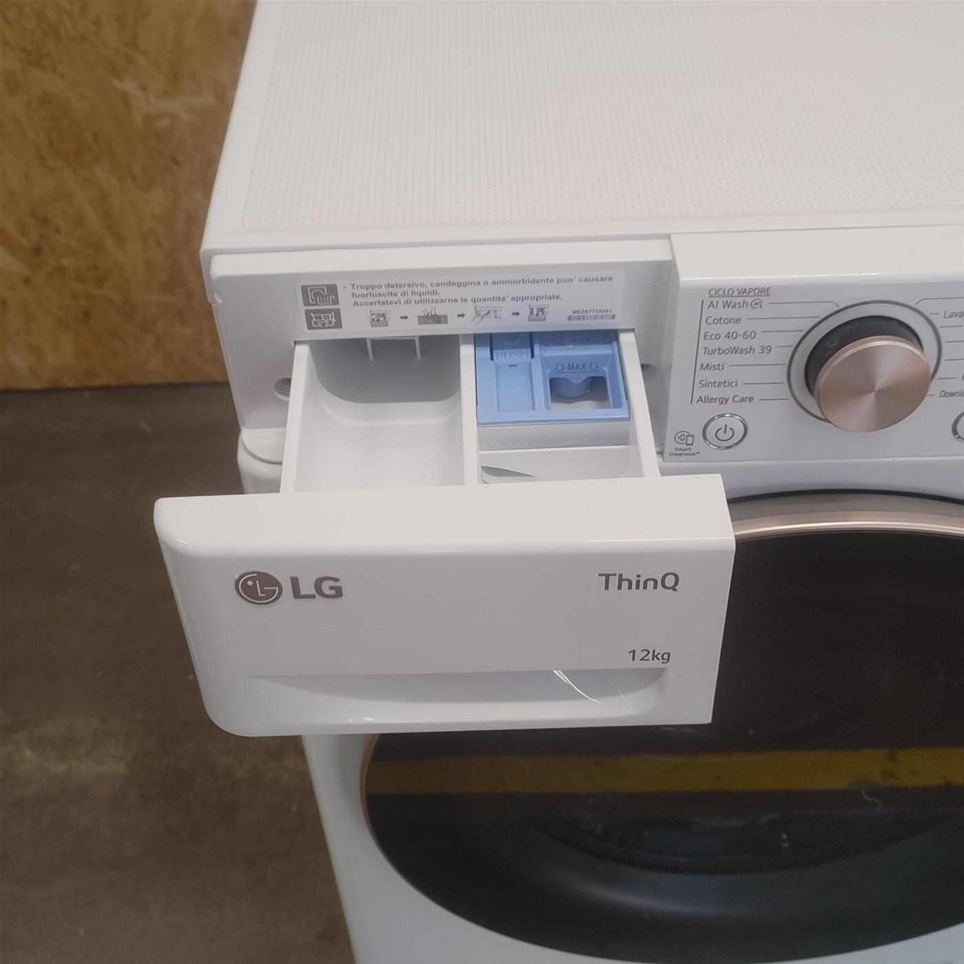 Lavatrice intelligente LG F4R7013TSWG 13 kg
