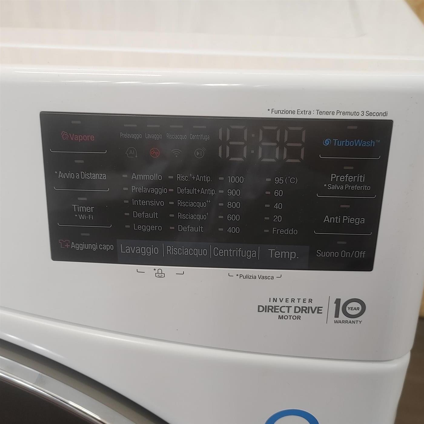 Lavatrice intelligente LG F0P3020TSWC 20 Kg XL