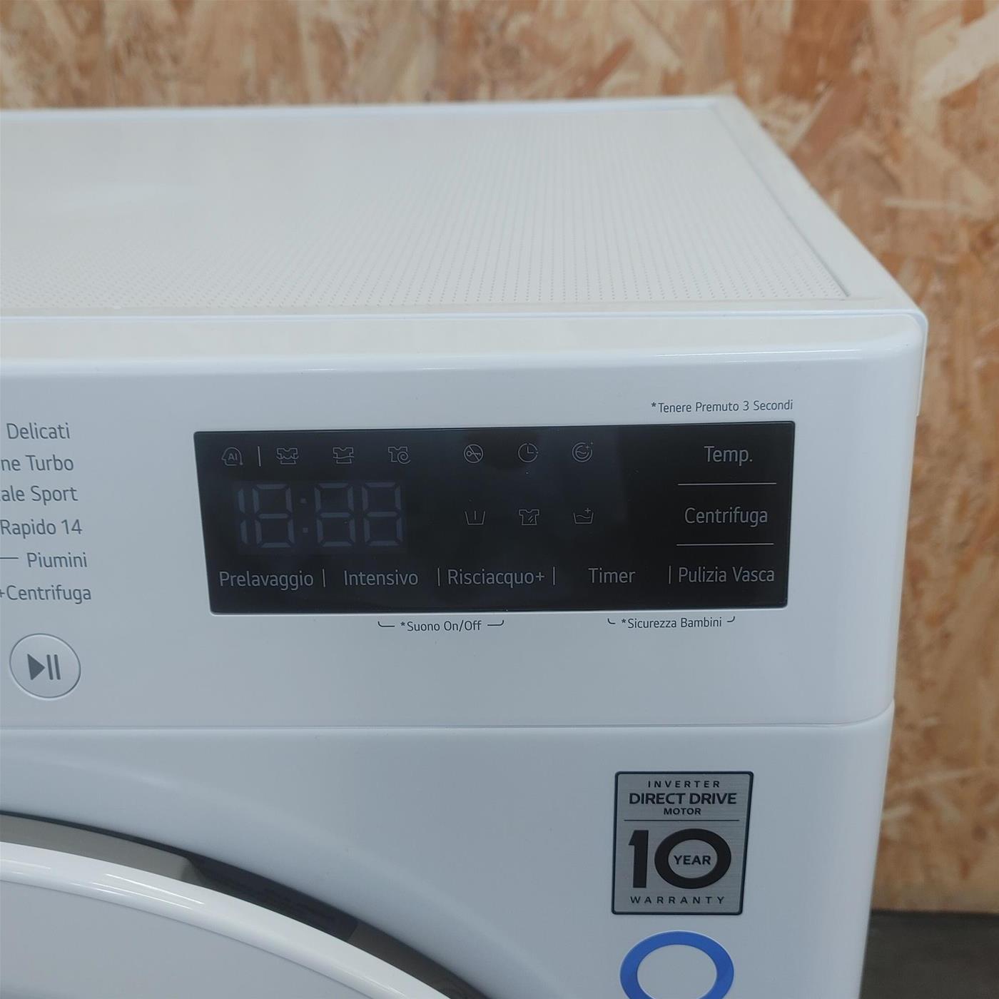 Lavatrice intelligente LG F2R3S08NSWW 8 Kg