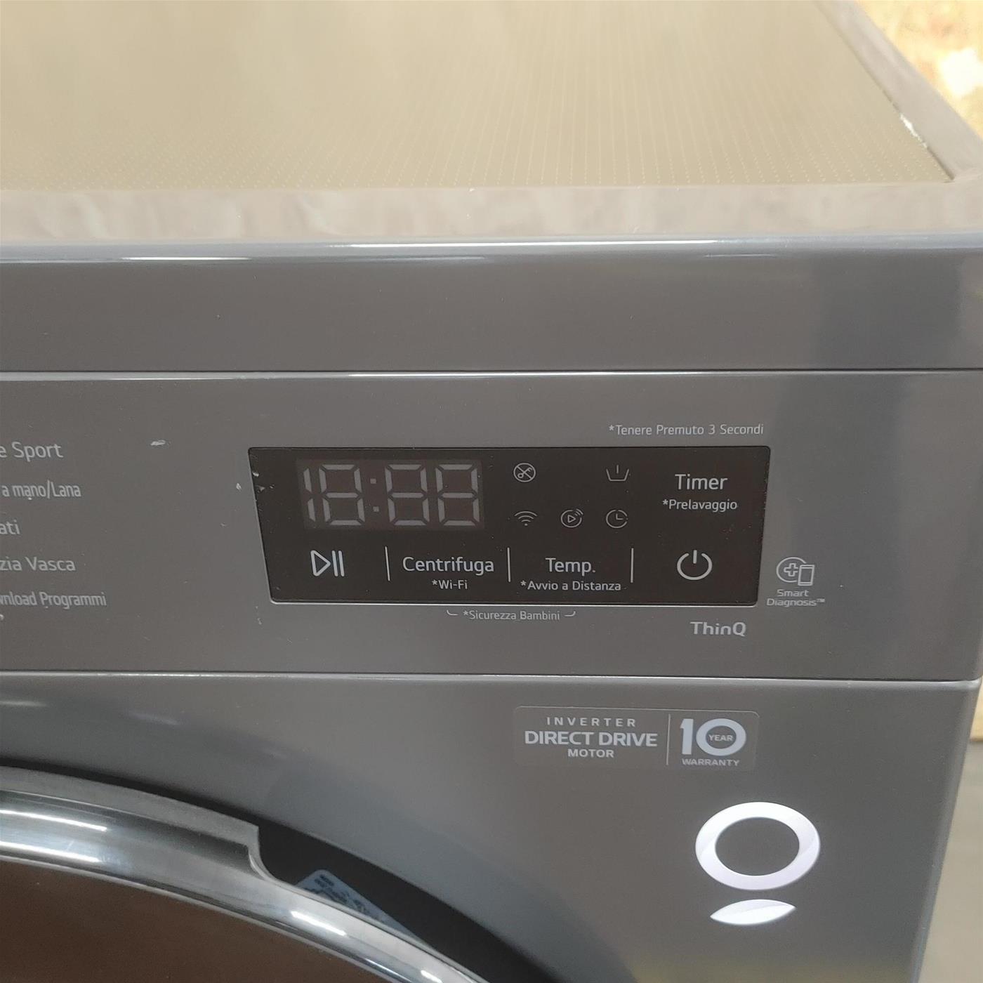 Lavatrice LG F4NX1009NWB 9 kg Wifi