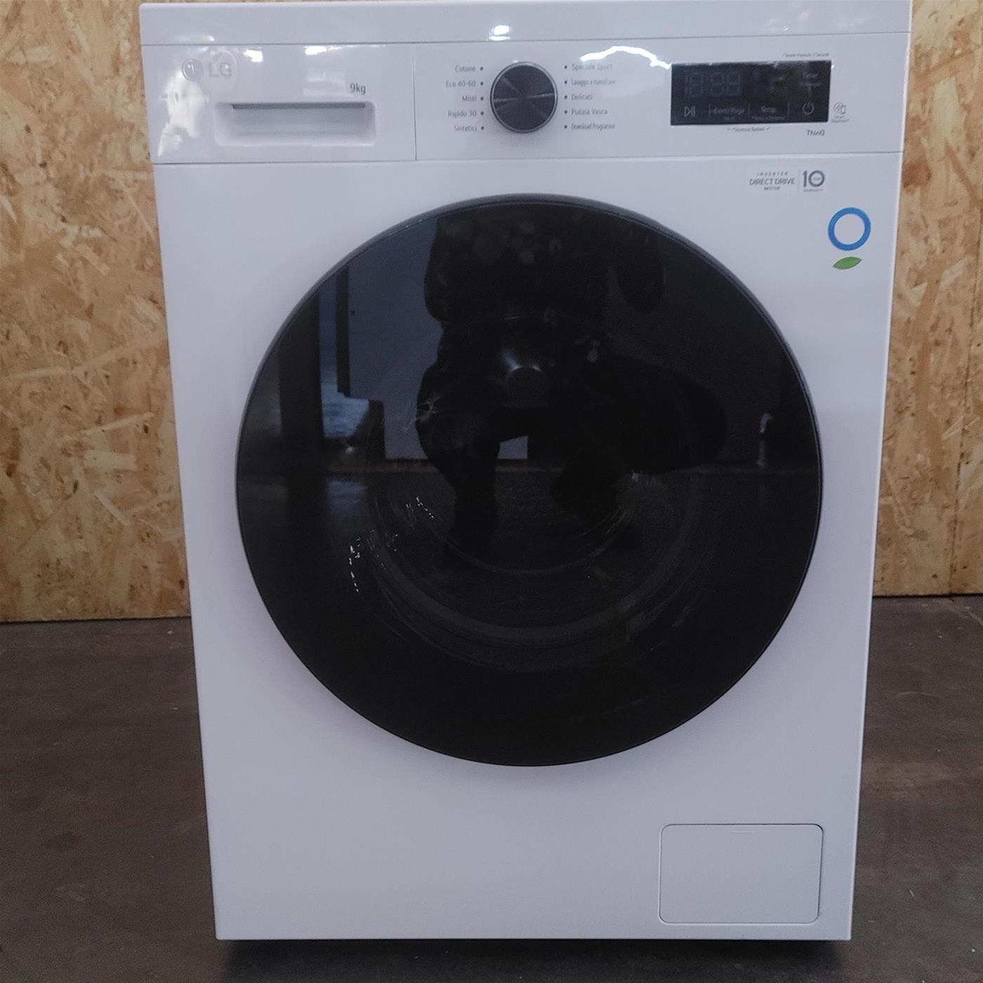 Lavatrice smart LG F4NX1009NWB Classe A 9 Kg