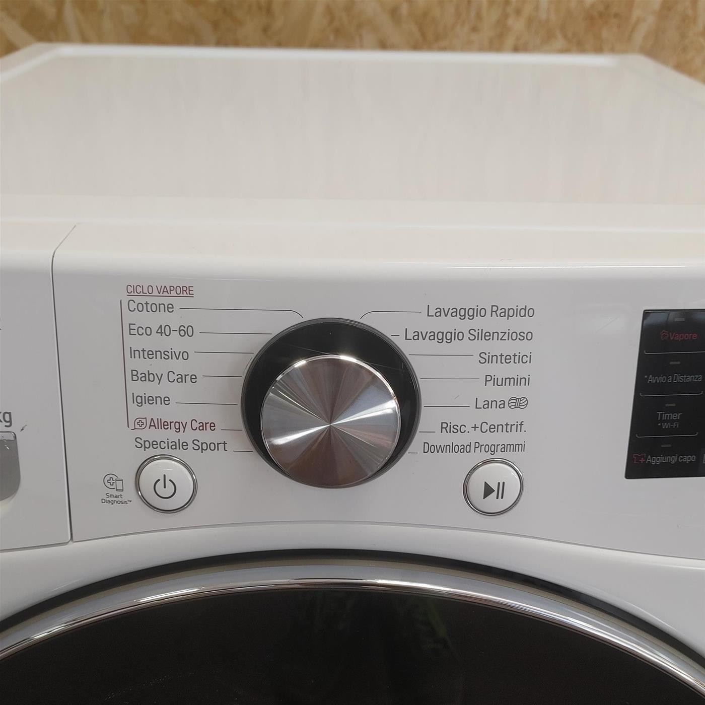 Lavatrice intelligente LG F0P3020TSWC 20 Kg XL
