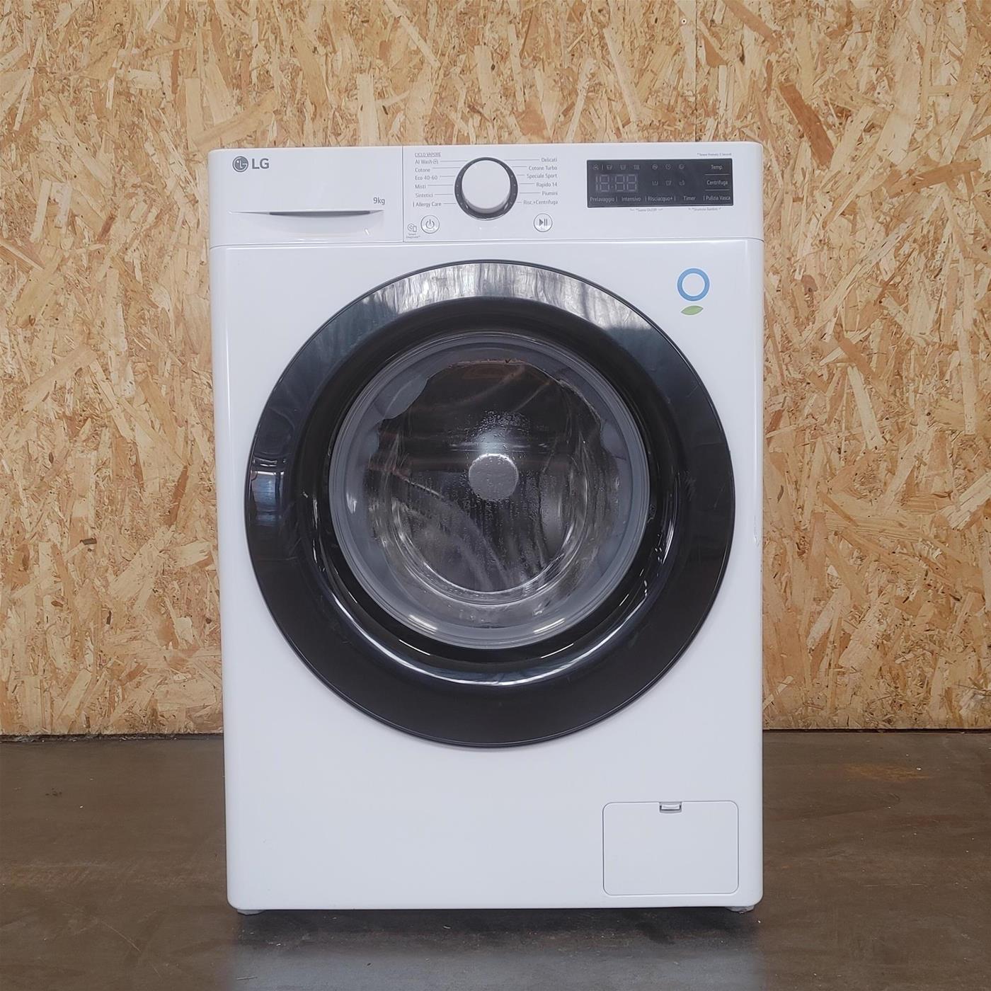 Lavatrice intelligente LG F2R3S09NSWB 9 Kg