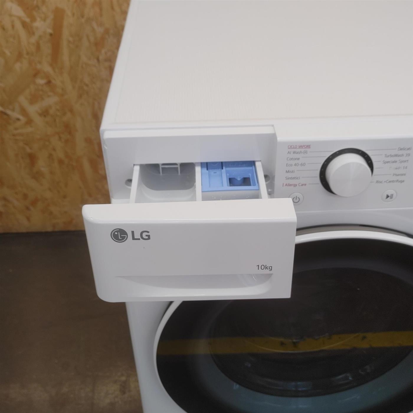 Lavatrice intelligente LG F4R5010TSWW 10 Kg AI DD
