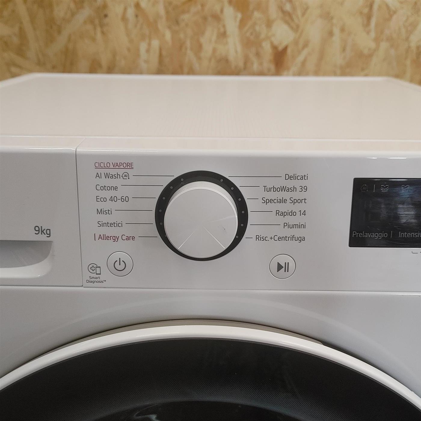 Lavatrice LG F4R5009TSWW 9 Kg
