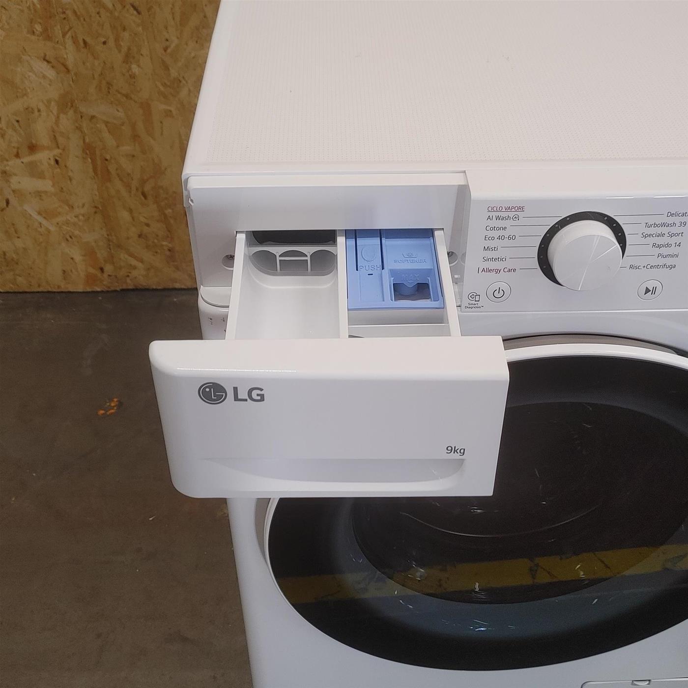 Lavatrice LG F4R5009TSWW 9 Kg