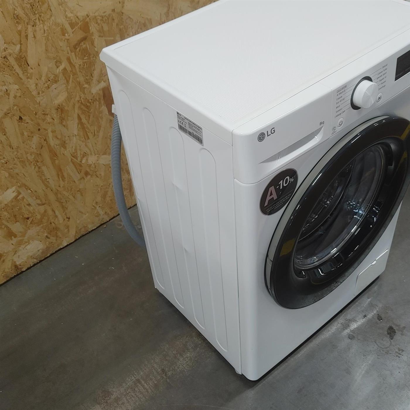 Lavatrice LG F2R3S08NSWB AI DD, Vapore, AI Wash 8 Kg