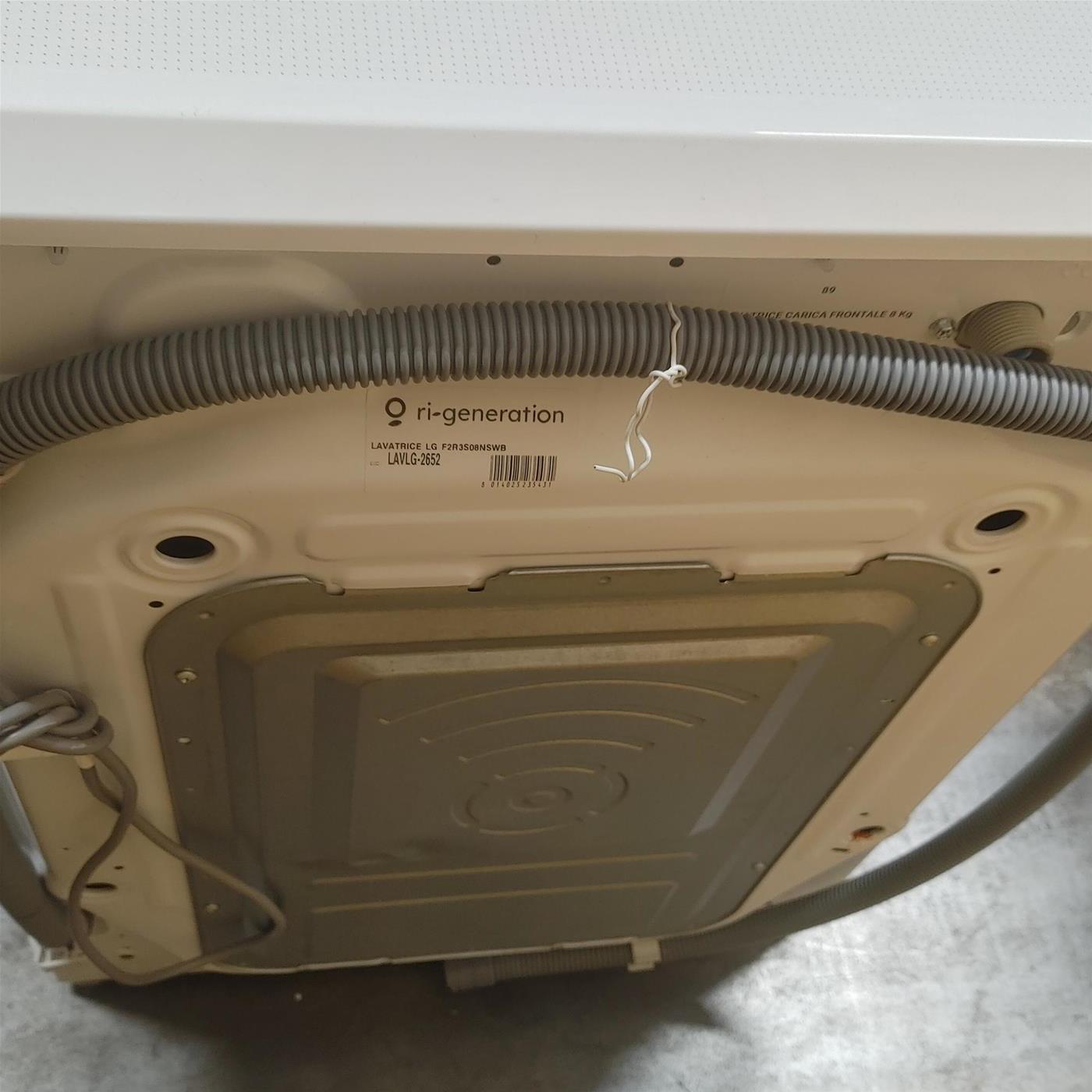 Lavatrice LG F2R3S08NSWB AI DD, Vapore, AI Wash 8 Kg