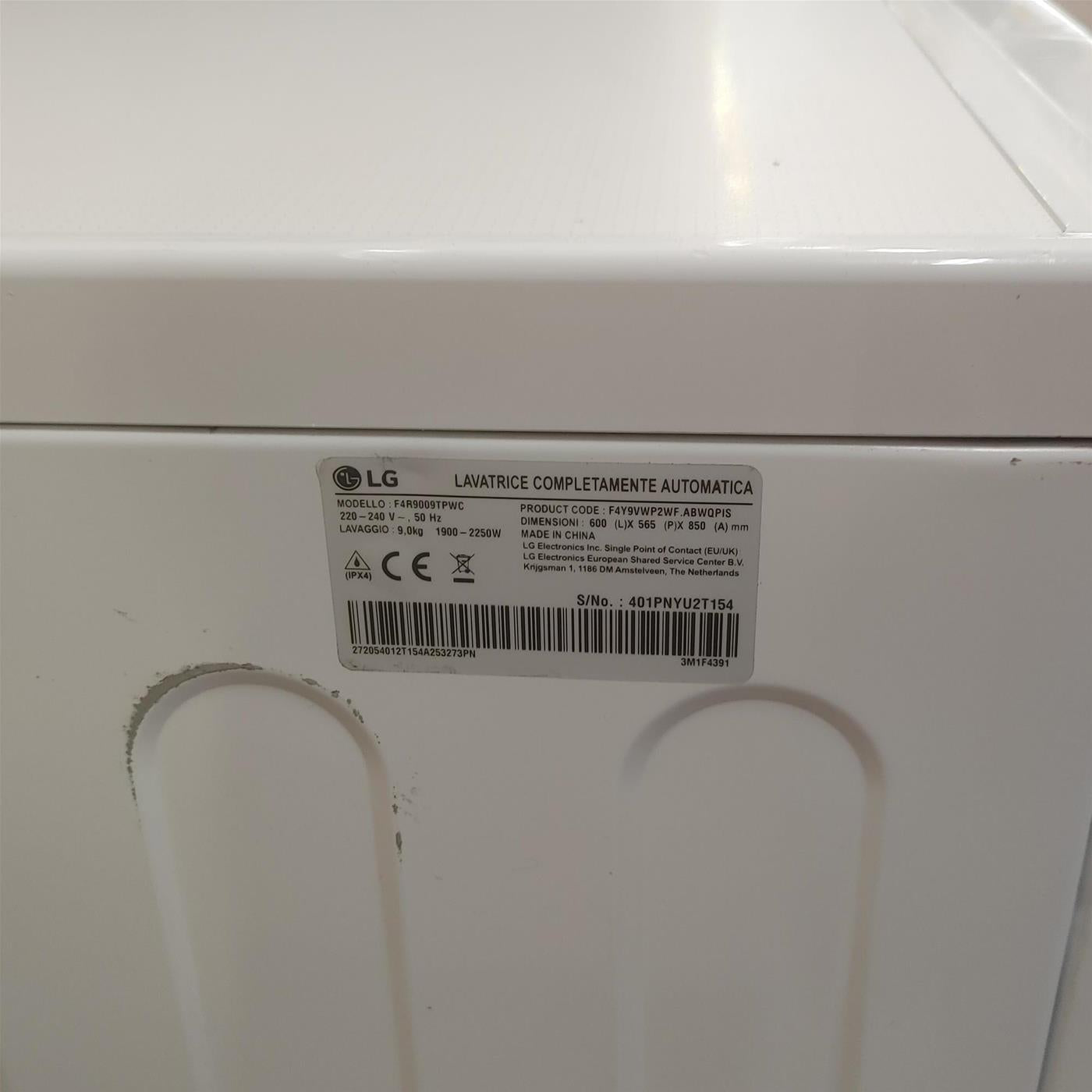 Lavatrice intelligente LG F4R9009TPWC 9 Kg