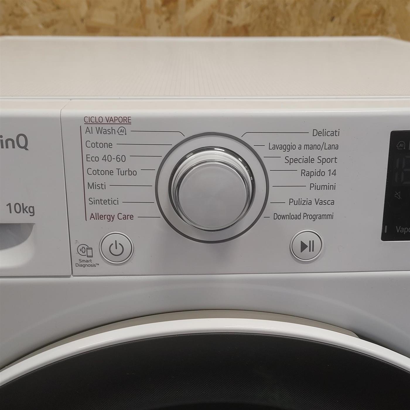 Lavatrice LG F4R3710NSWW 10kg AI DD Autodosaggio Wi-Fi