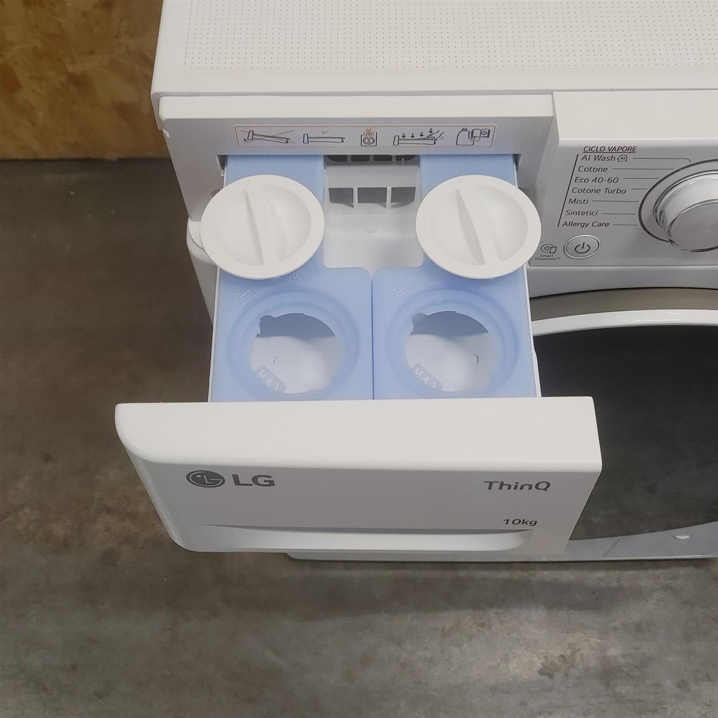 Lavatrice LG F4R3710NSWW 10kg AI DD Autodosaggio Wi-Fi