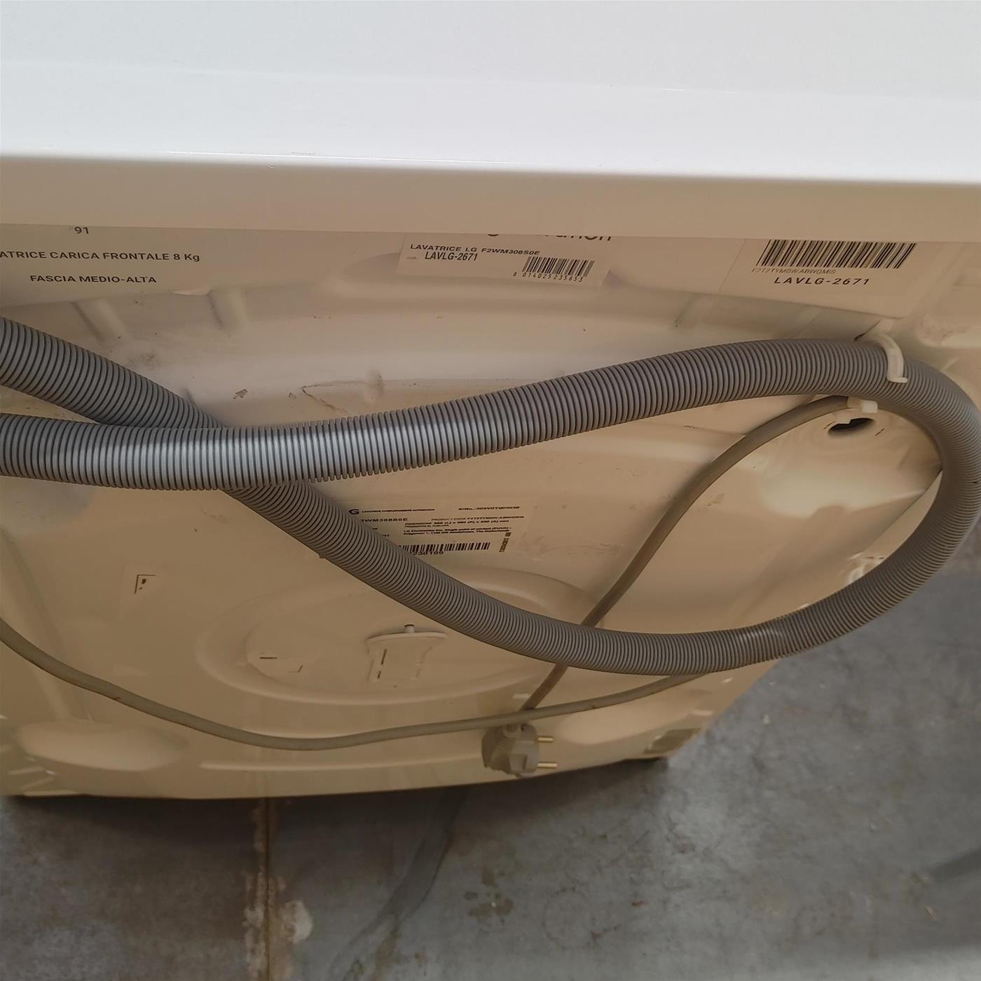 Lavatrice LG F2WM308S0E Classe B, Vapore 8 Kg