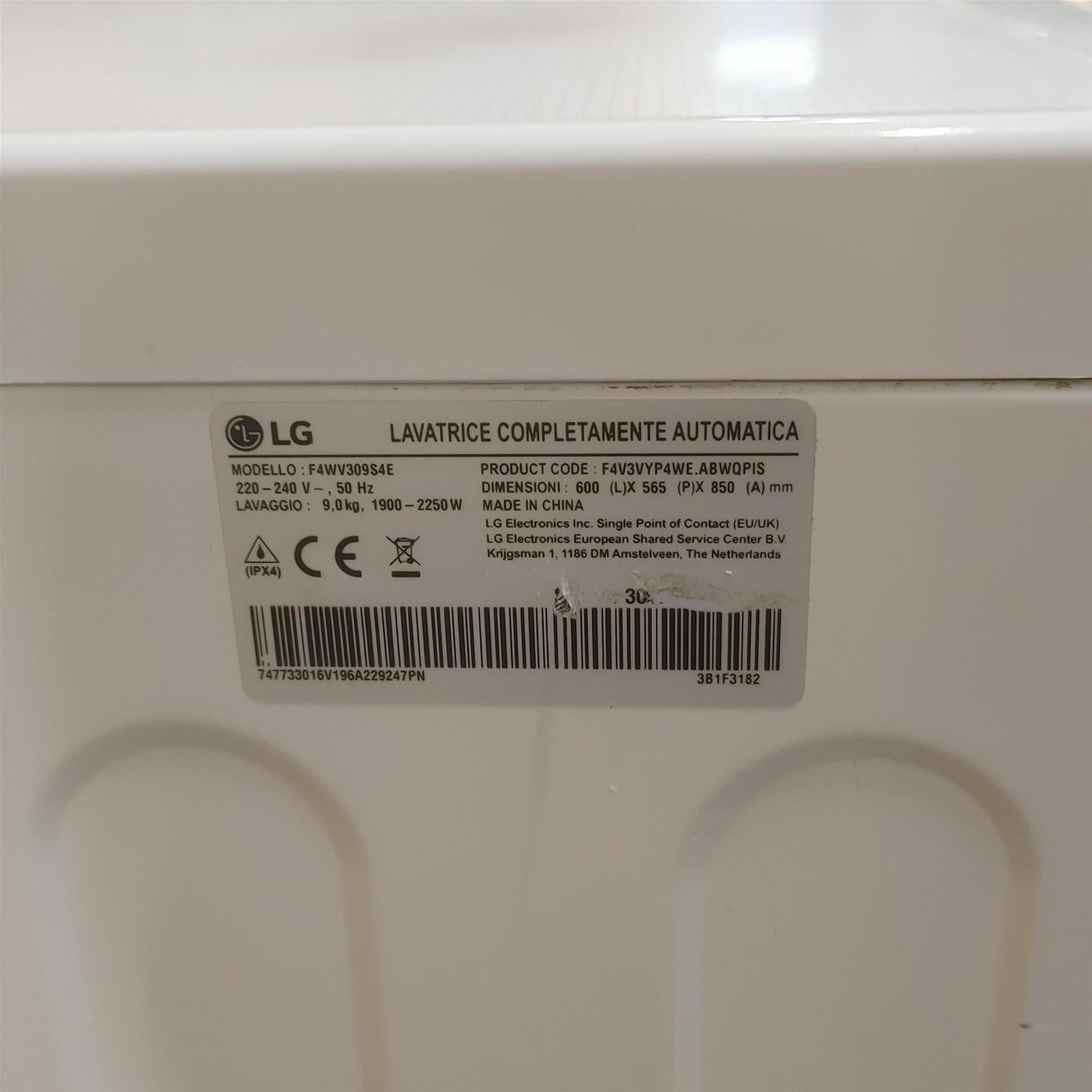 Lavatrice Intelligente LG F4WV309S4E AIDD 9 Kg