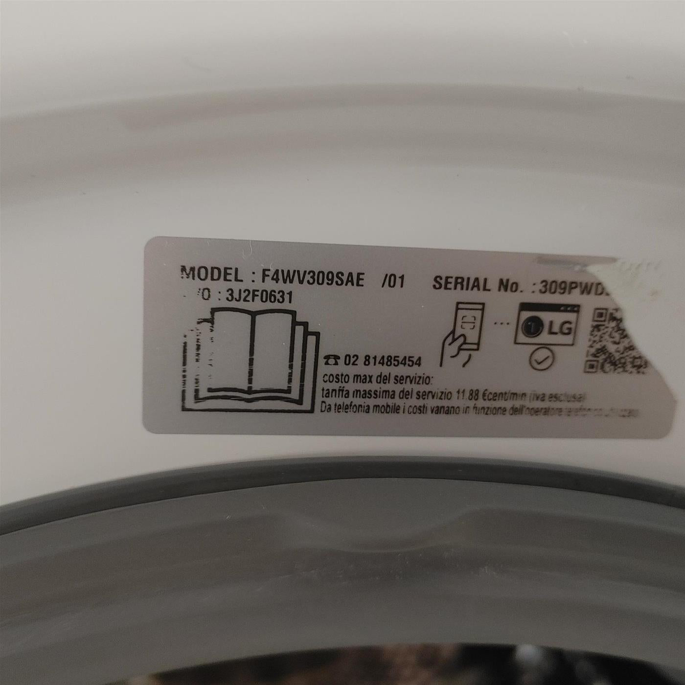 Lavatrice Intelligente LG F4WV510S1E AIDD 10,5 Kg