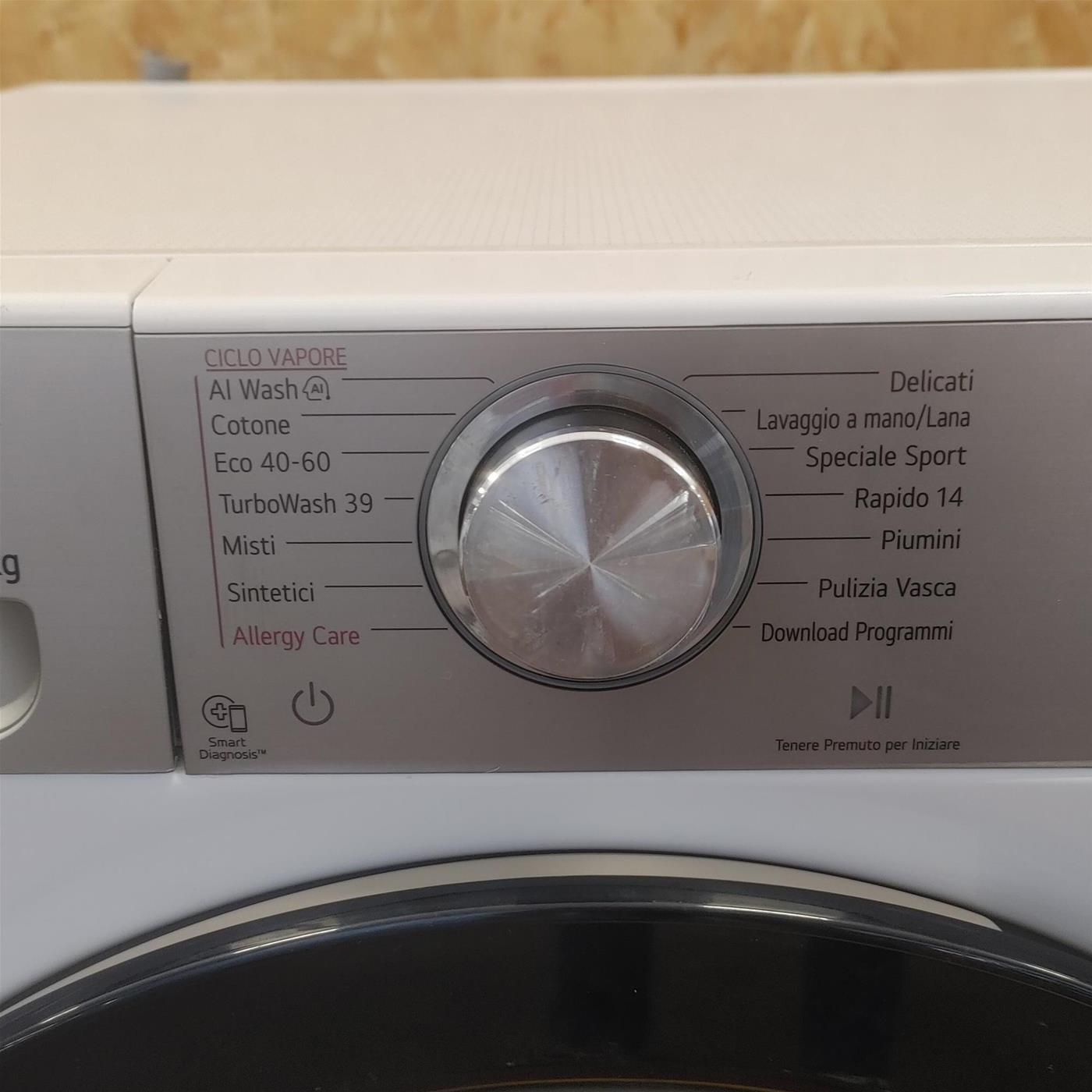 Lavatrice intelligente LG F4R9009TPWC AI DD 9 Kg