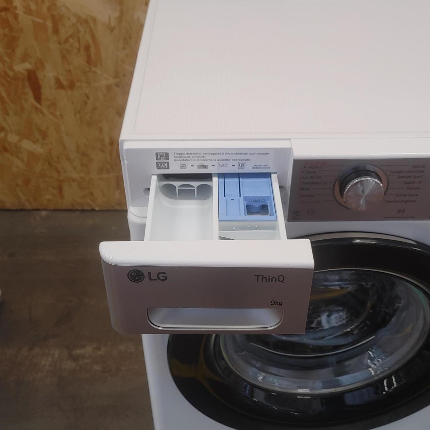 Lavatrice intelligente LG F4R9009TPWC AI DD 9 Kg