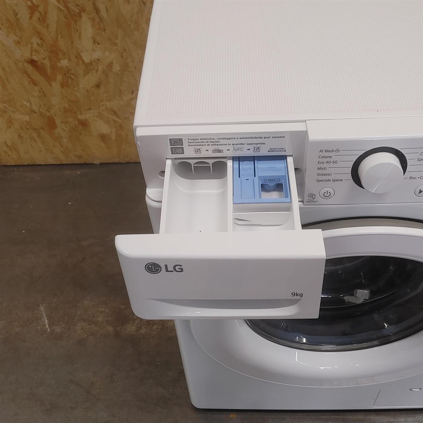 Lavatrice LG F4R3009NNWW AI DD 9 Kg